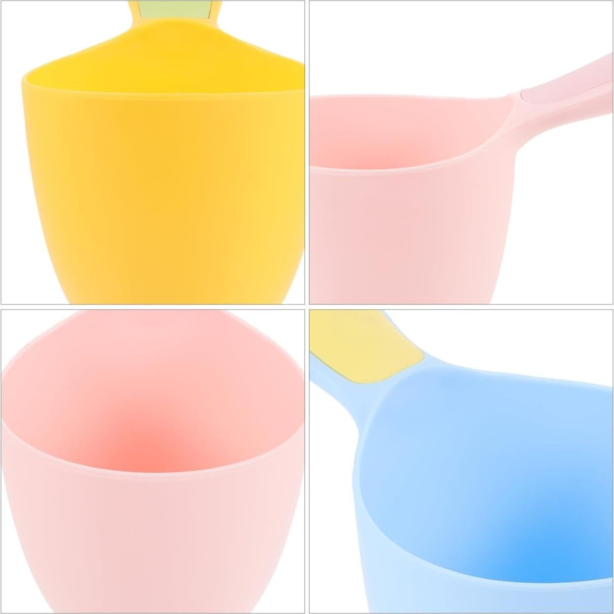 Set de 3 Tazas de Baño OKUMEYR para Enjuagar Cabello