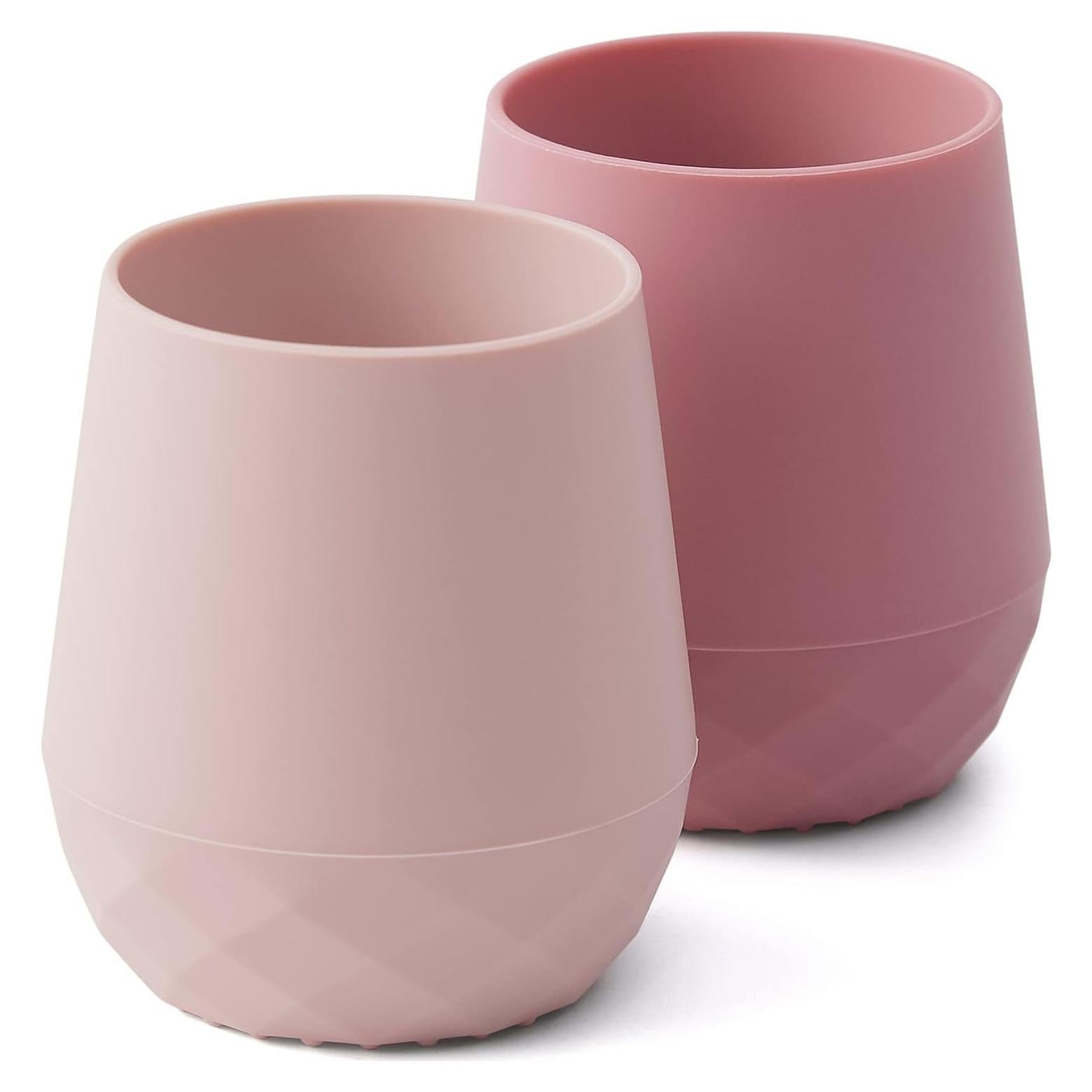 Tazas de Silicona para Bebés SAMiGO 60 ml Rosado - Entrenamiento