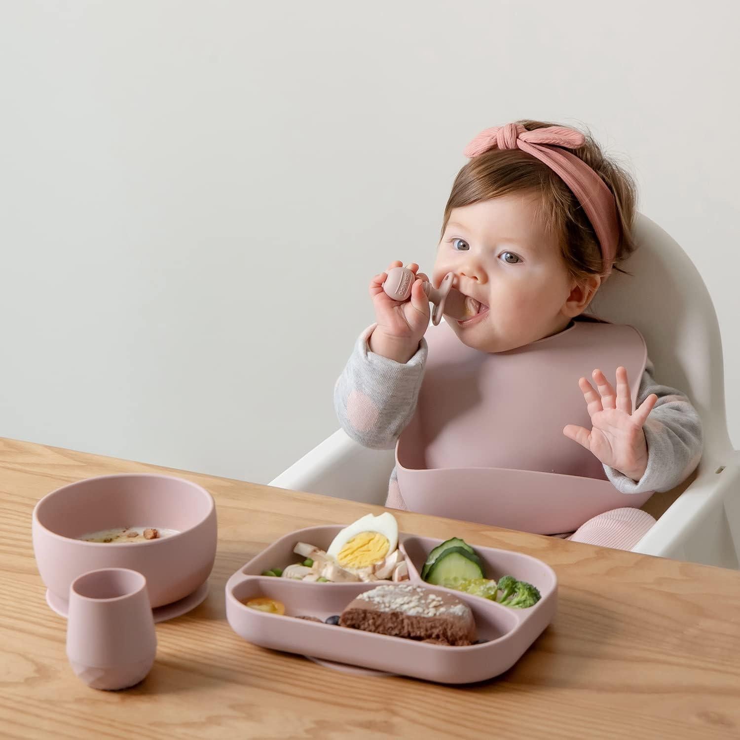 Tazas de Silicona para Bebés SAMiGO 60 ml Rosado - Entrenamiento