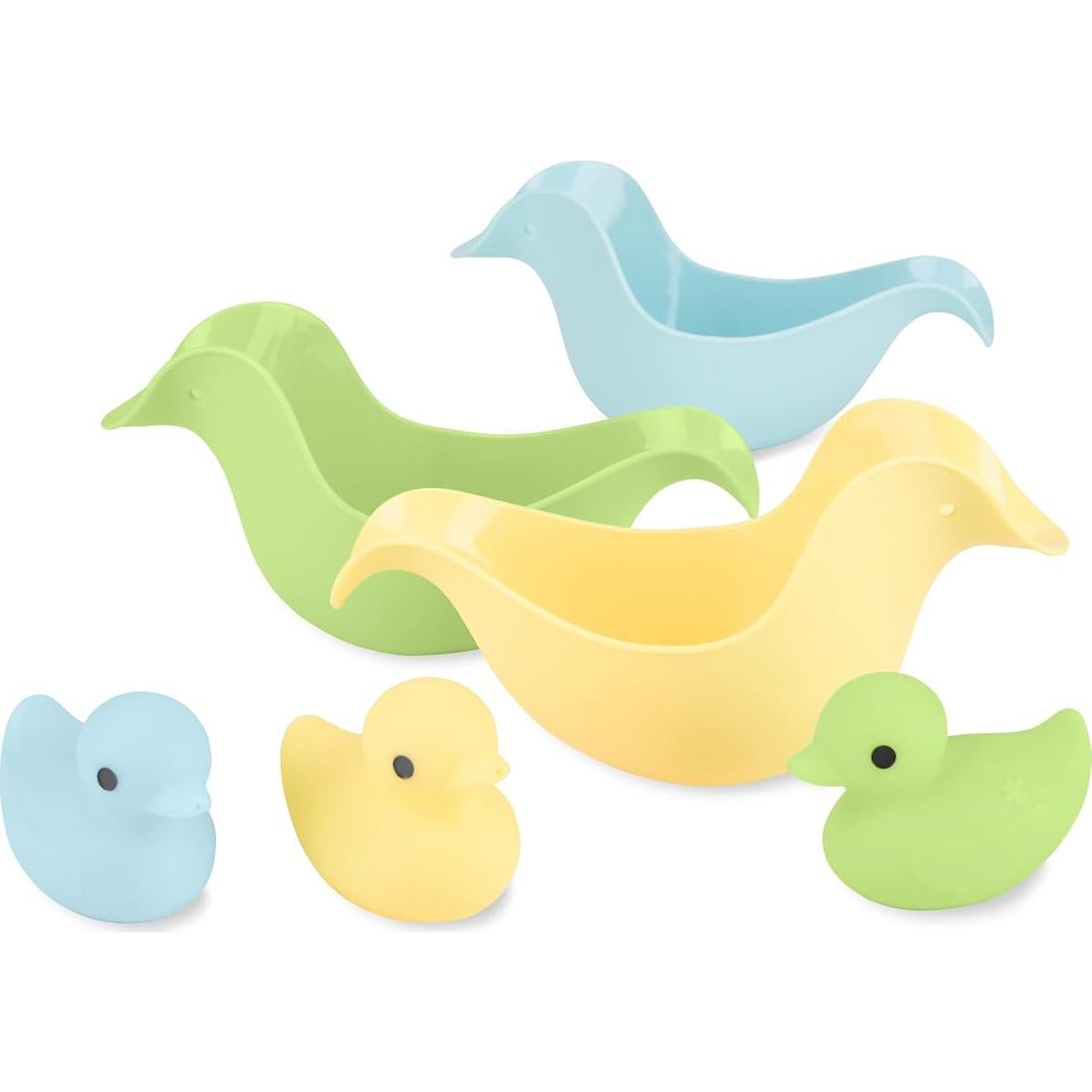 Conjunto de Juguetes de Baño Carter's 6 Piezas Patito