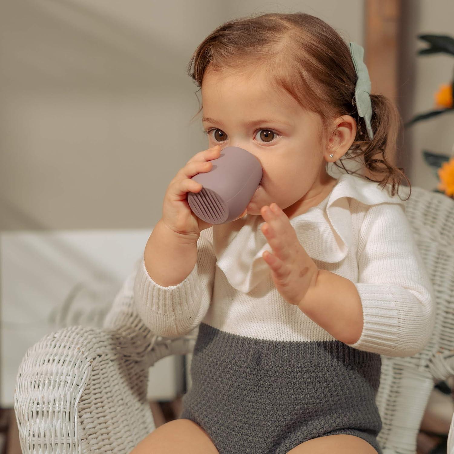 Tazas de Silicona para Bebé BraveJusticeKidsCo. 2 Unidades