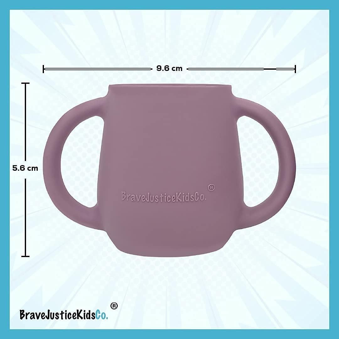 Tazas de Silicona para Bebé BraveJusticeKidsCo. 2 Unidades