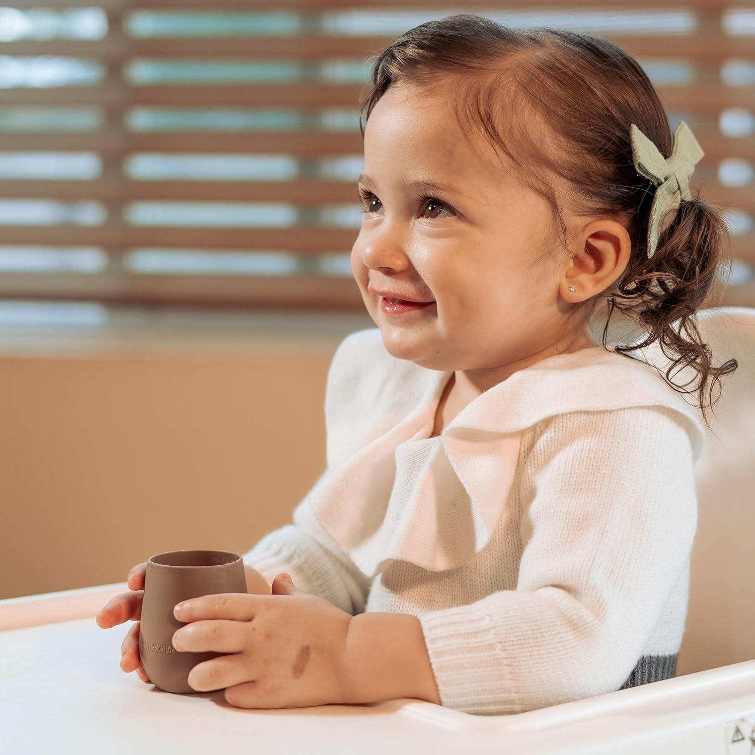 Tazas de Silicona para Bebé BraveJusticeKidsCo. 2 Unidades