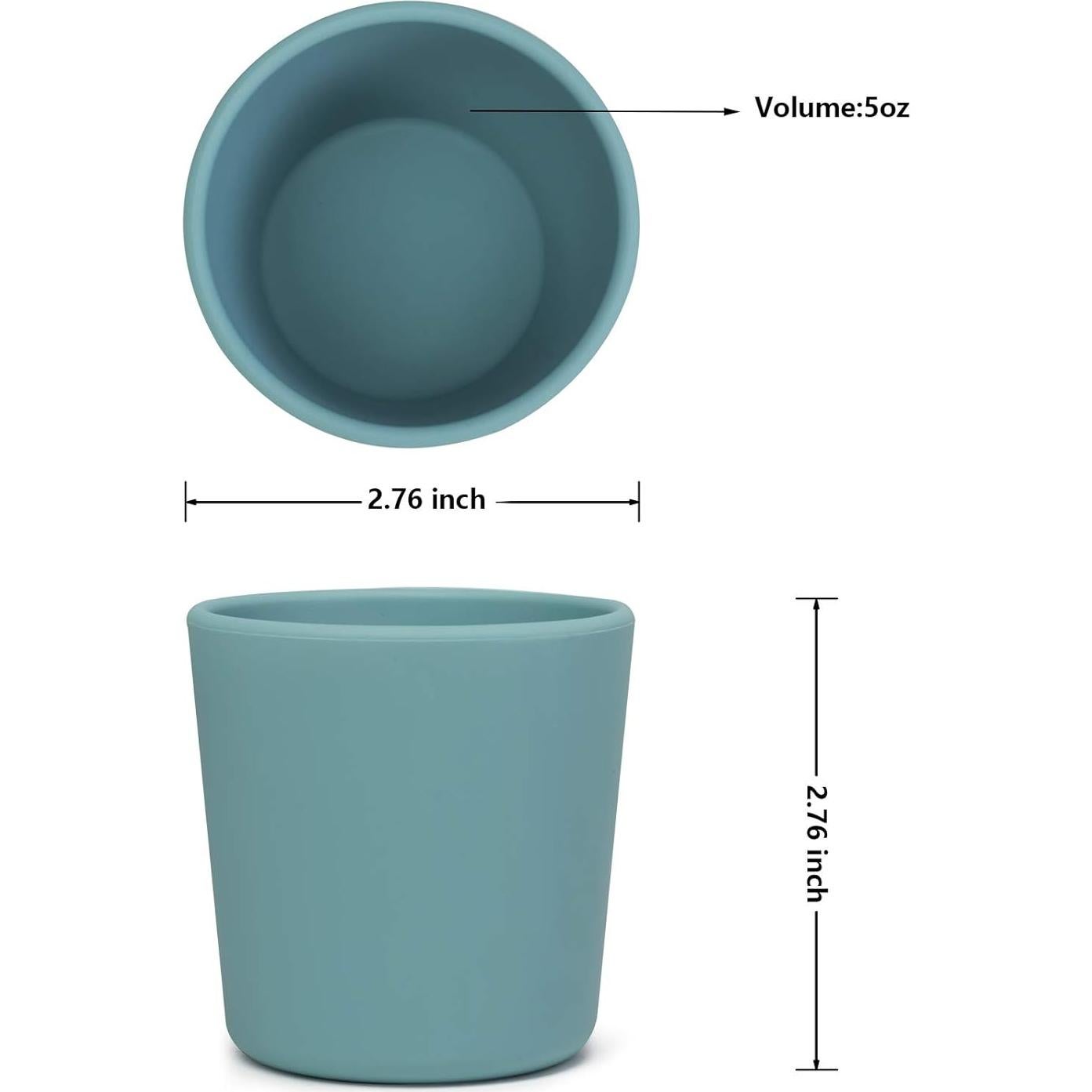 Taza de Silicona Catii 5 oz para Niños 1-3 años Irrompible