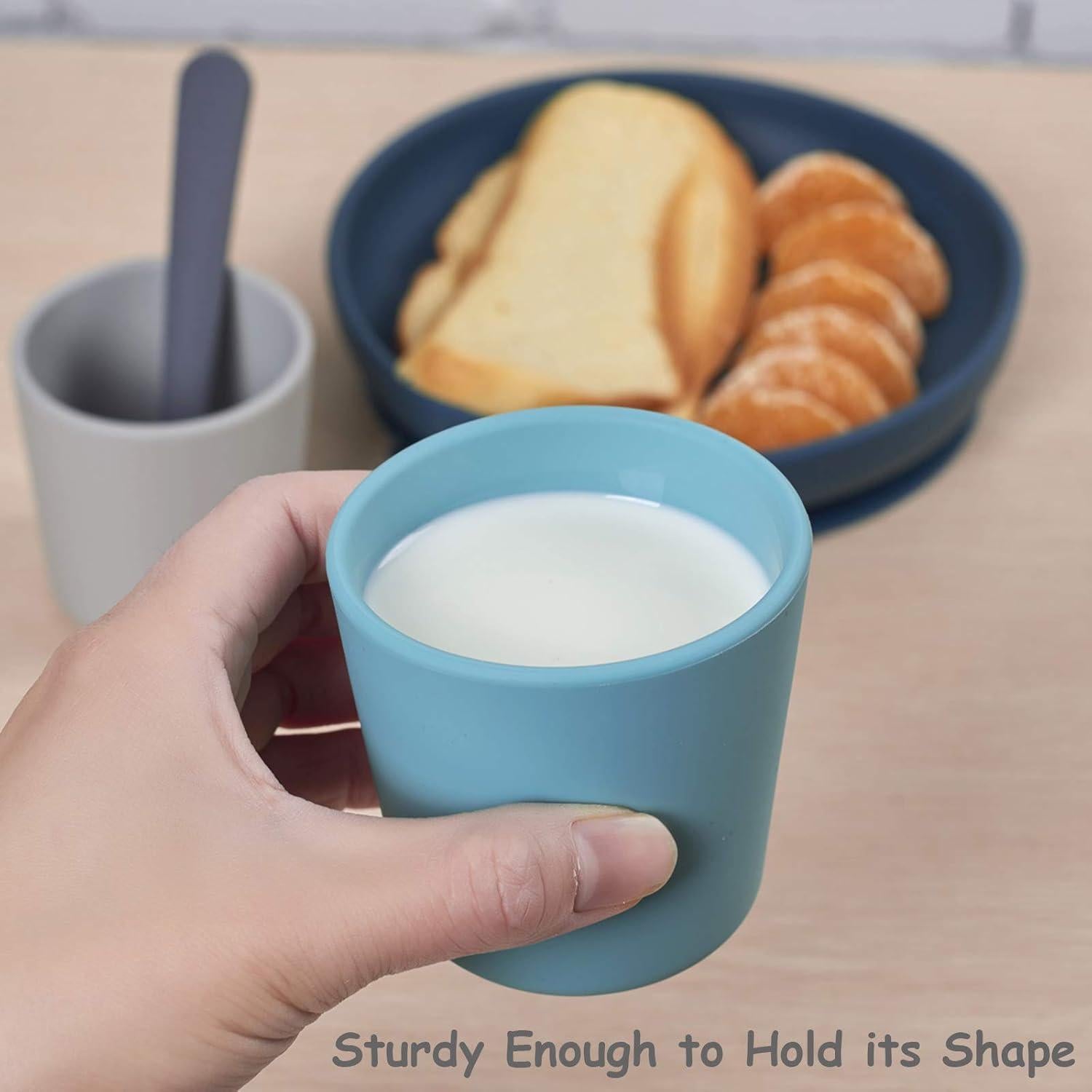 Taza de Silicona Catii 5 oz para Niños 1-3 años Irrompible