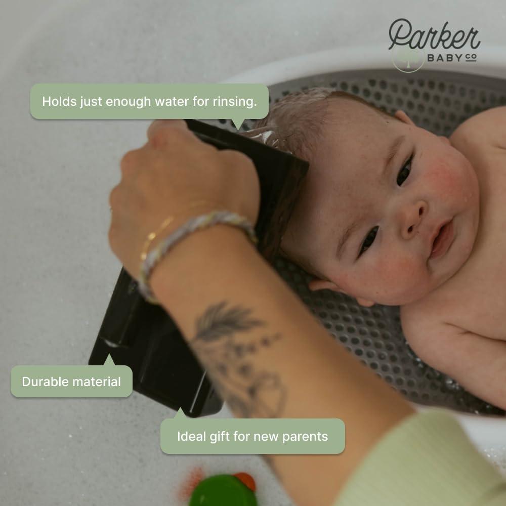 Taza de Enjuague Parker Baby | Libre de BPA, 532ml, Color Humo