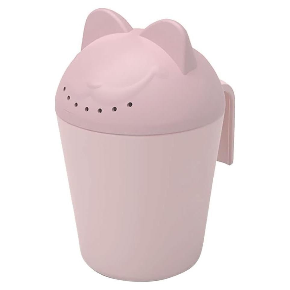 Vaso de Enjuague para Bebés Ykybhx Rosa 19.5x11.5cm con Mango