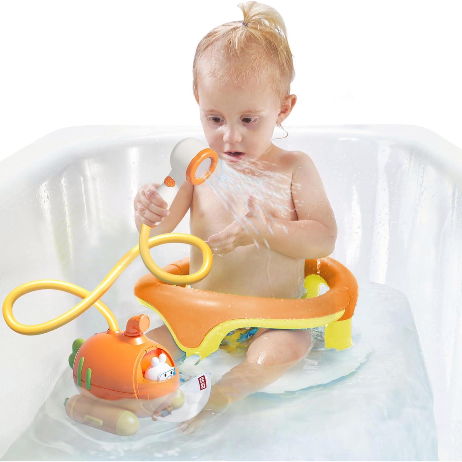 Cabezal de Ducha para Bebés Lunobaby Tubby Dolphin - Juguete de Baño