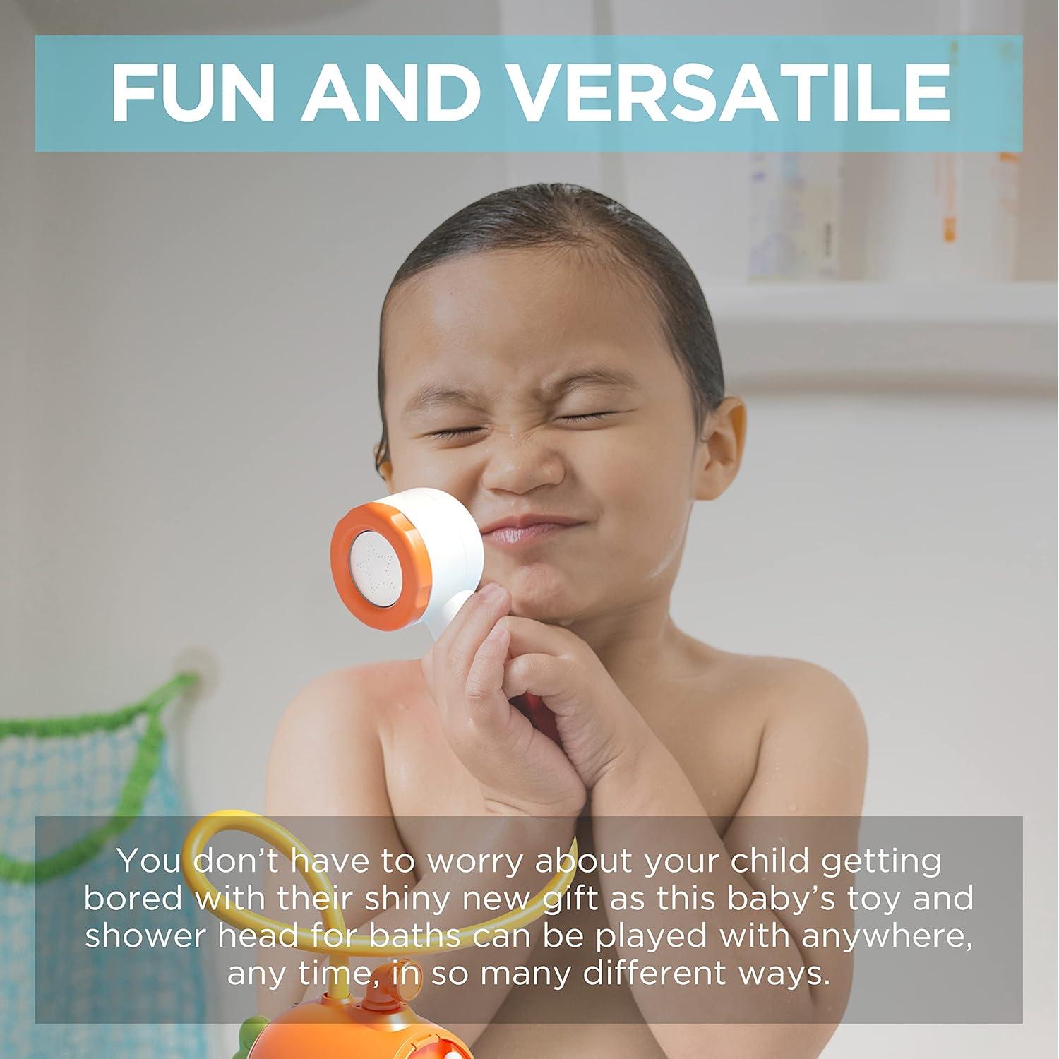 Cabezal de Ducha para Bebés Lunobaby Tubby Dolphin - Juguete de Baño