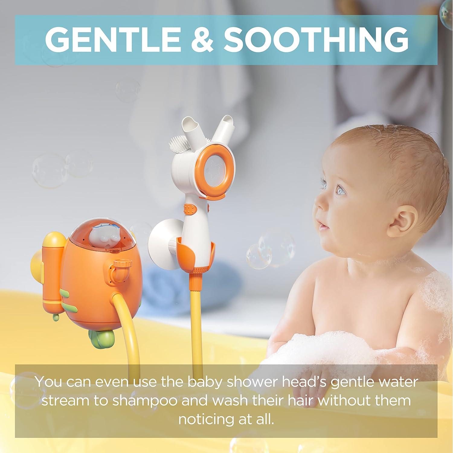 Cabezal de Ducha para Bebés Lunobaby Tubby Dolphin - Juguete de Baño