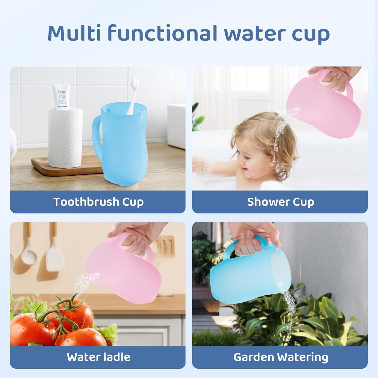 Taza de Enjuague para Bebés HOLINDK - Silicona 700 mL Azul