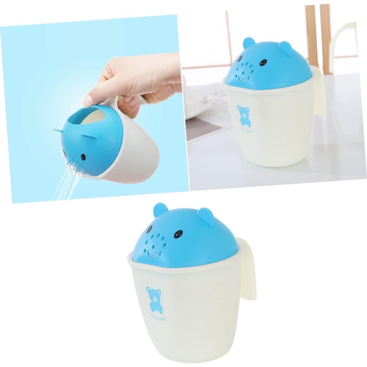 Taza de Ducha para Niños Housoutil - Champú y Enjuague