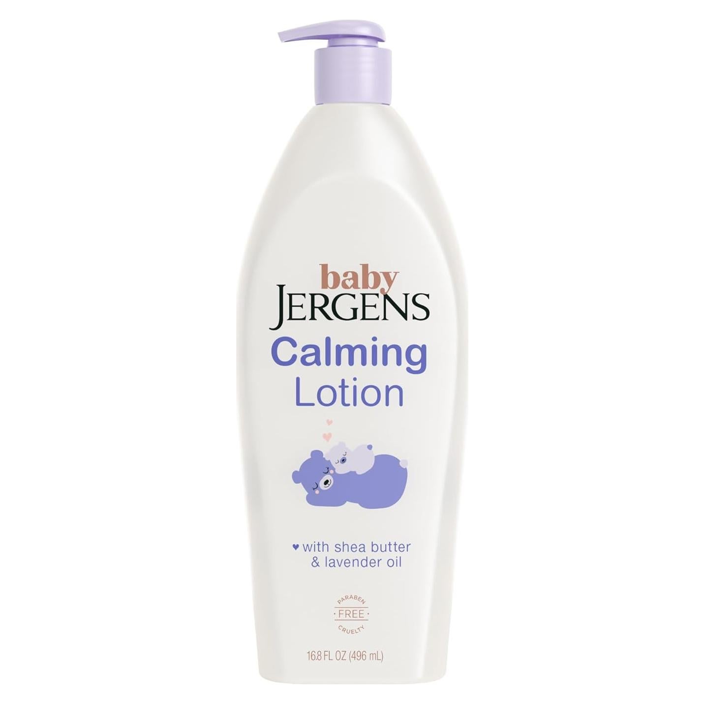 Loción Calmante para Bebés Jergens 496 ml con Lavanda