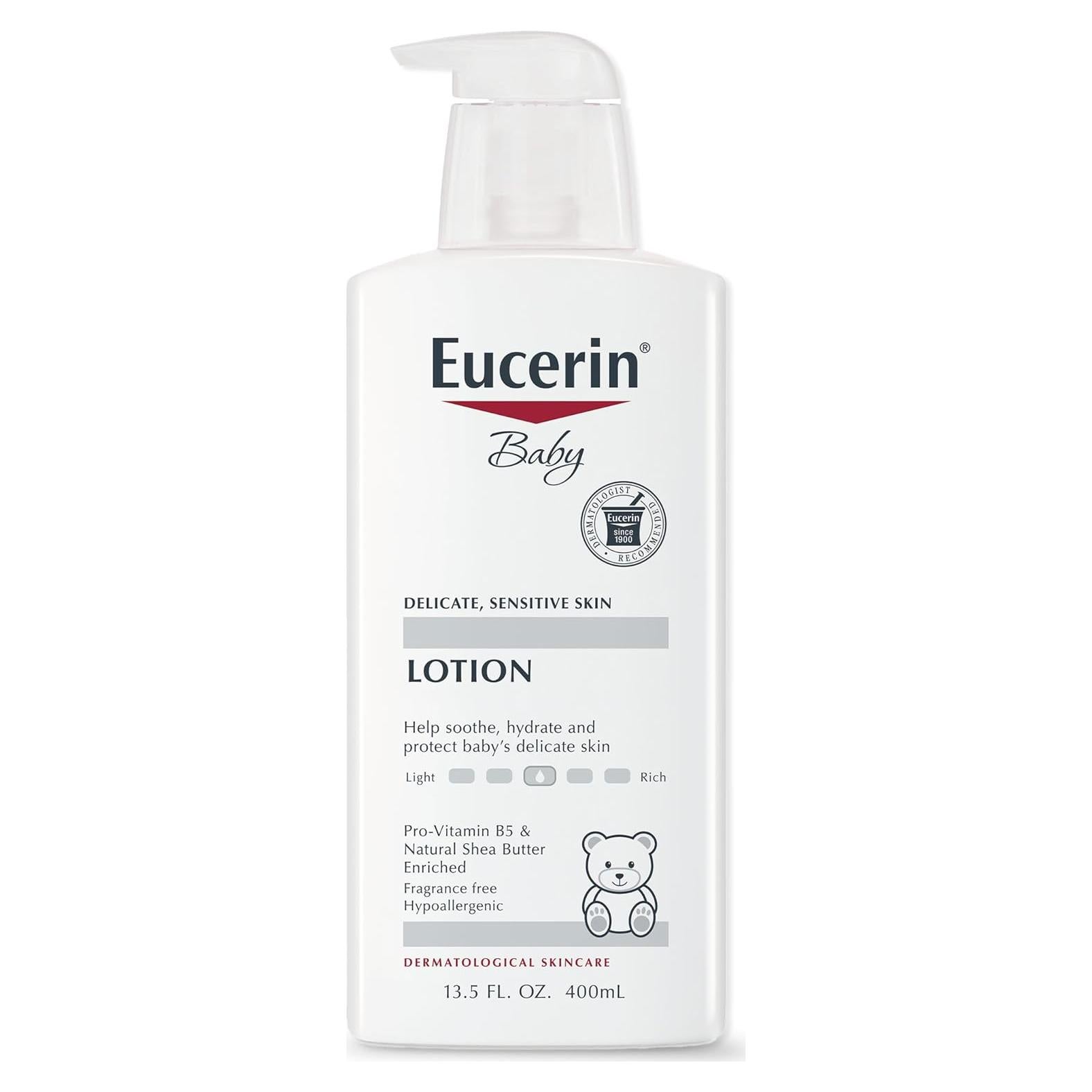 Loción Corporal Eucerin para Bebés 400 ml Hipoalergénica