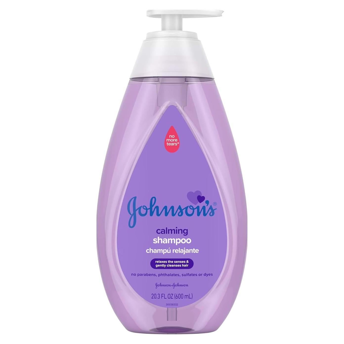 Champú Calmante para Bebés Johnson 600 ml Sin Lagrimas