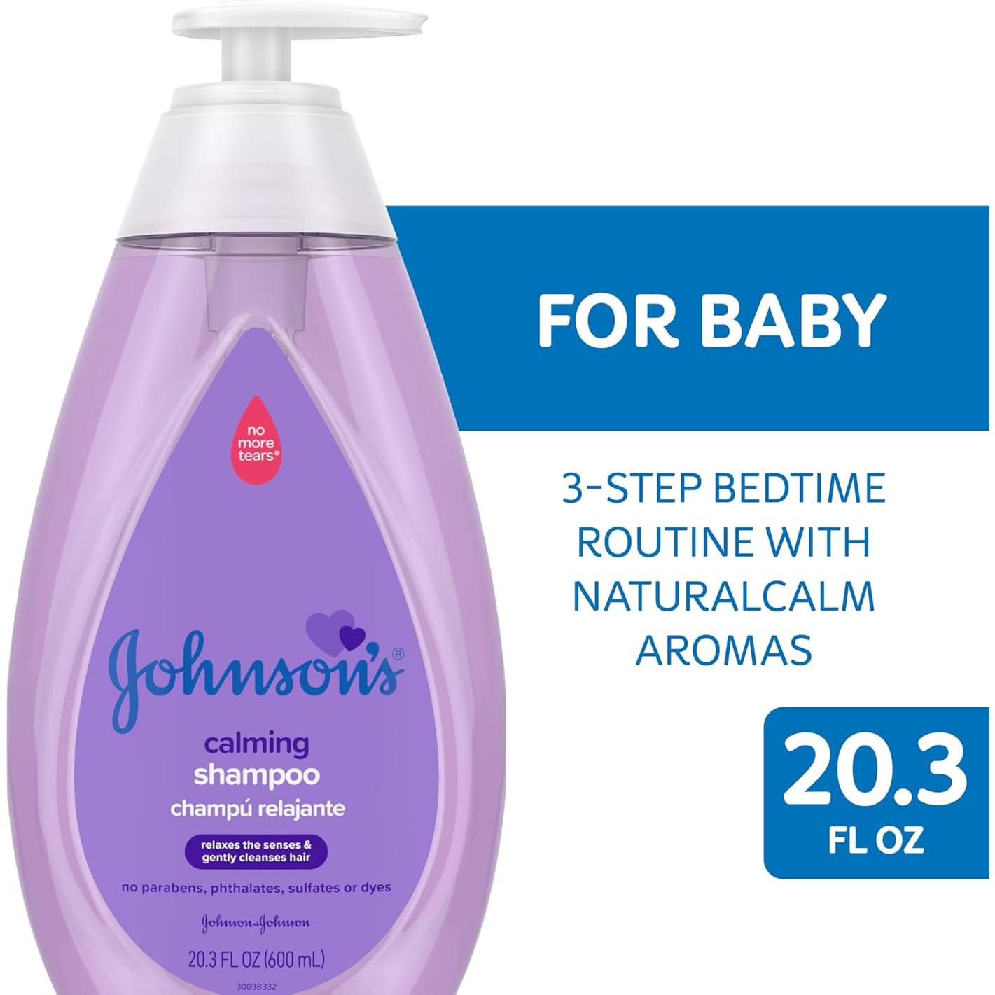 Champú Calmante para Bebés Johnson 600 ml Sin Lagrimas