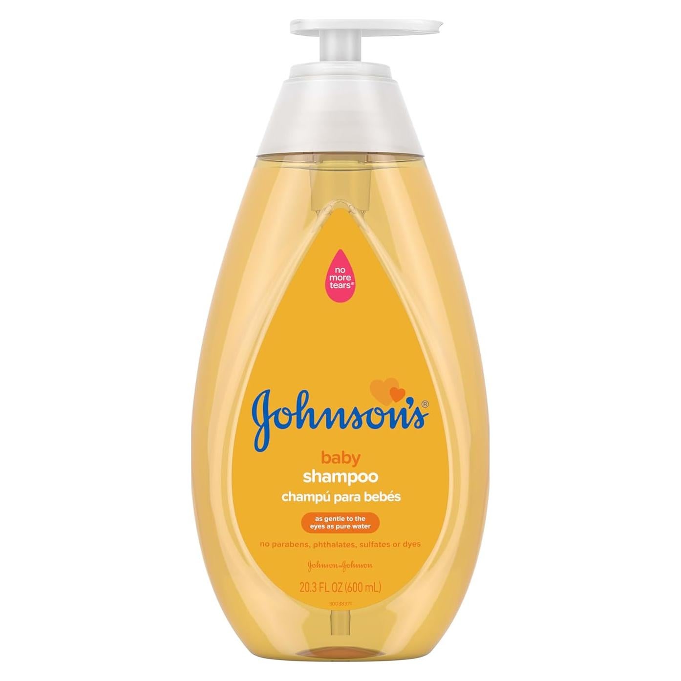 Champú para Bebés Johnson 600 ml Sin Lagrimas Hipoalergénico