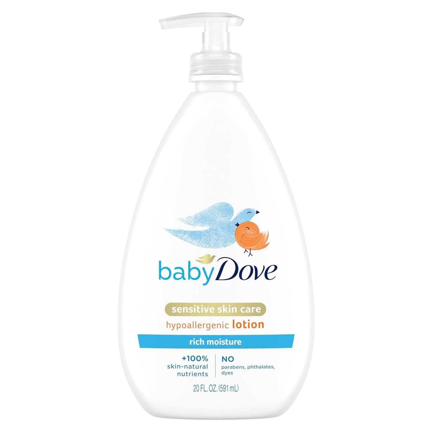 Loción Corporal Baby Dove Hidratación Rica 591 ml Piel Sensible