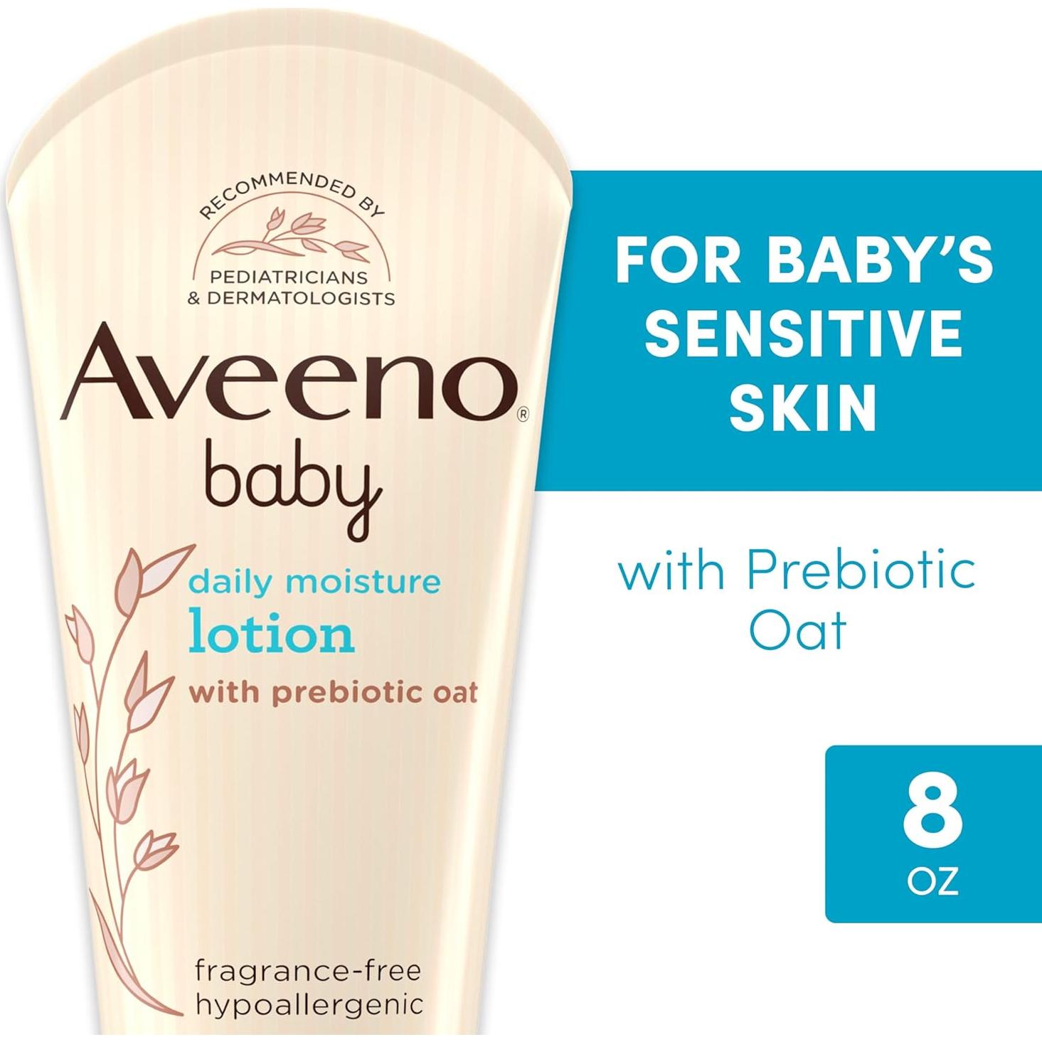 Loción Corporal Hidratante Diaria Aveeno Baby 236.6 ml