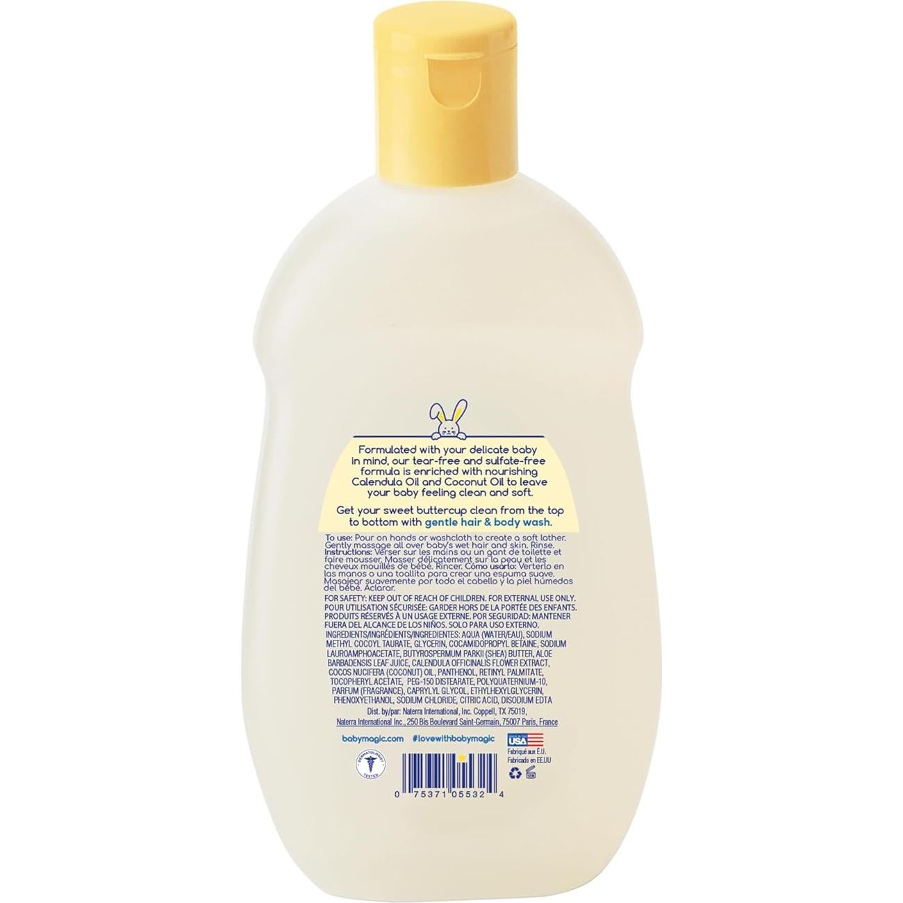 Jabón Suave Baby Magic 266 ml - Sin Lagrimas, Caléndula y Coco