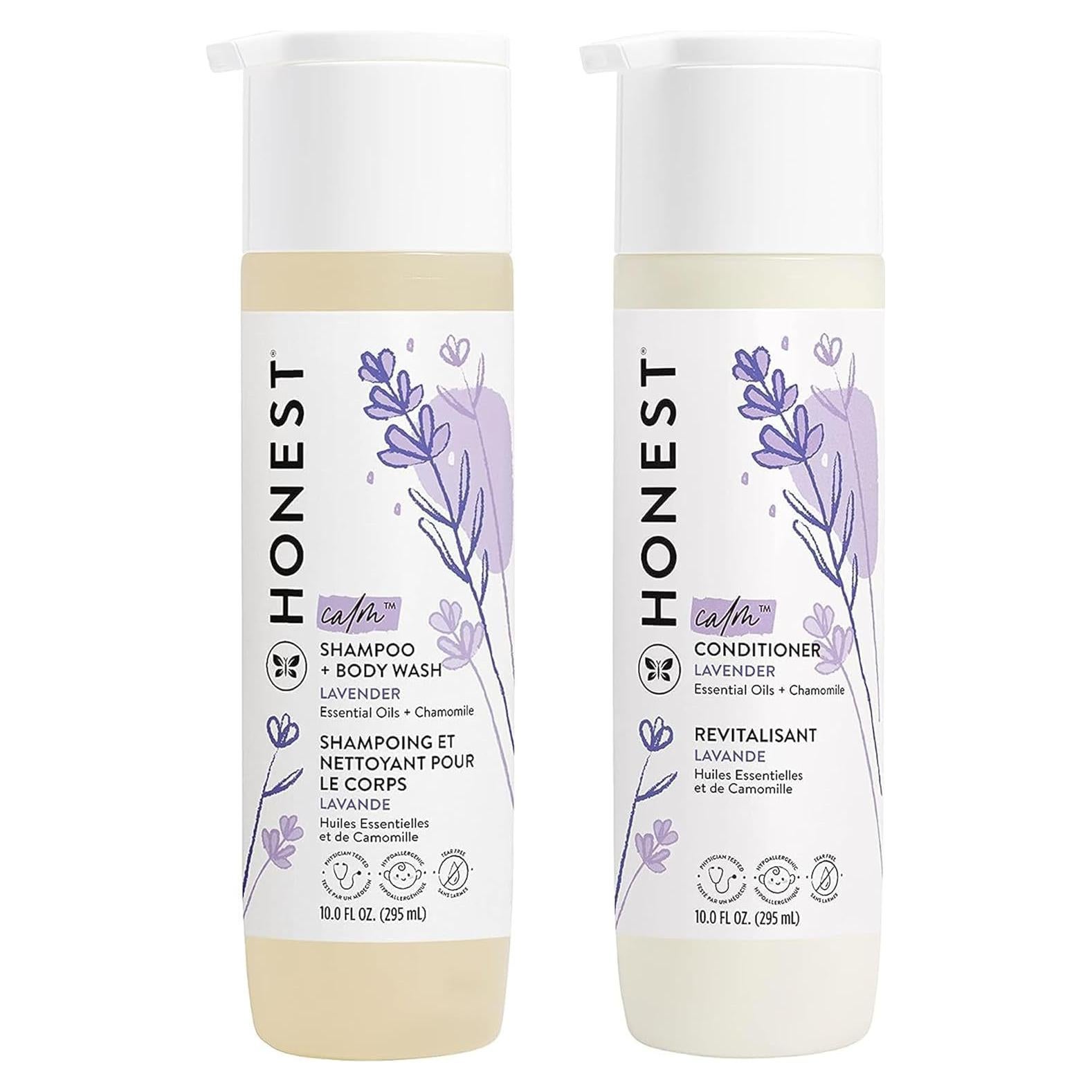 Dúo Champú 2 en 1 y Acondicionador The Honest 591 ml Lavanda