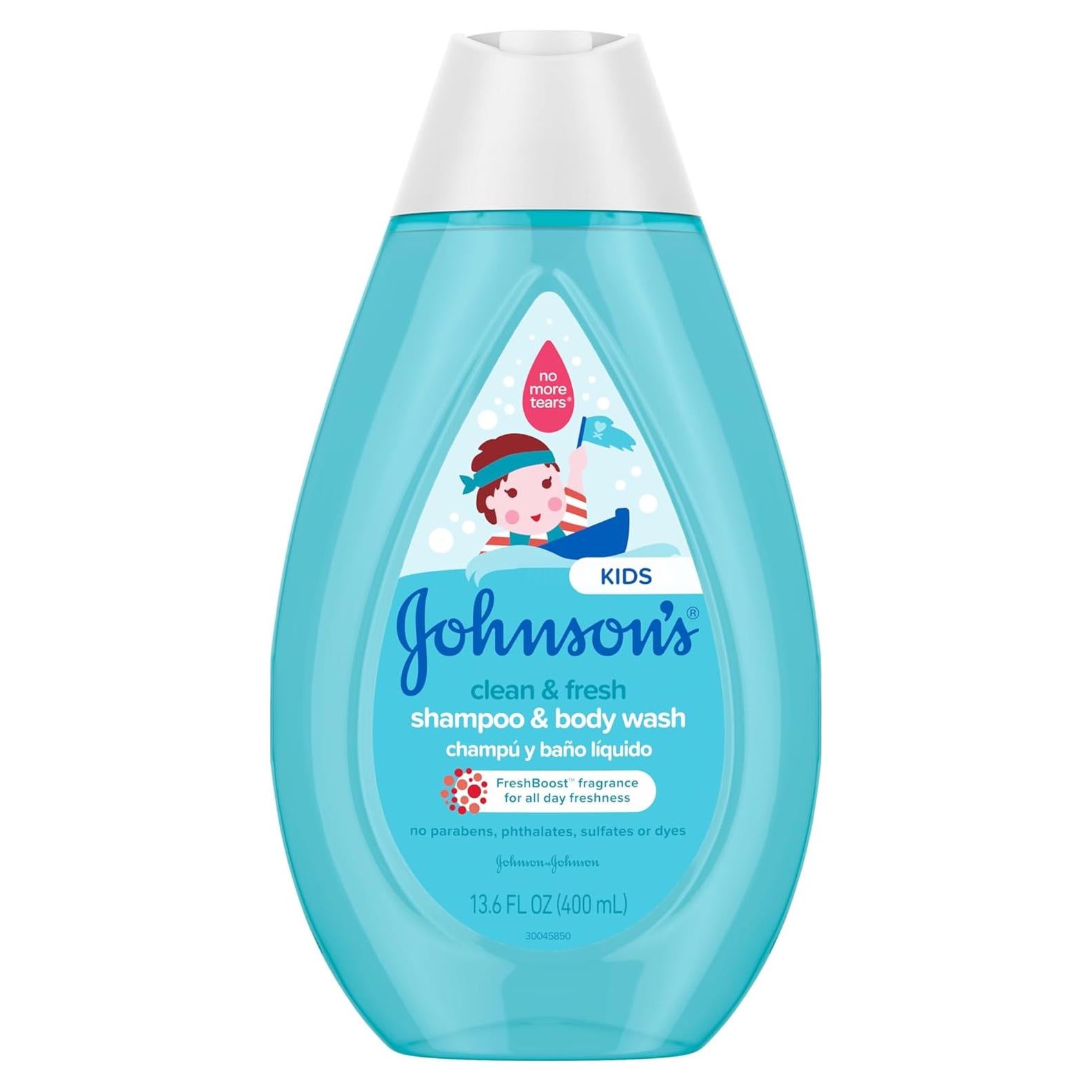 Champú y Gel de Baño Johnson's Clean & Fresh 402 ml 2 en 1