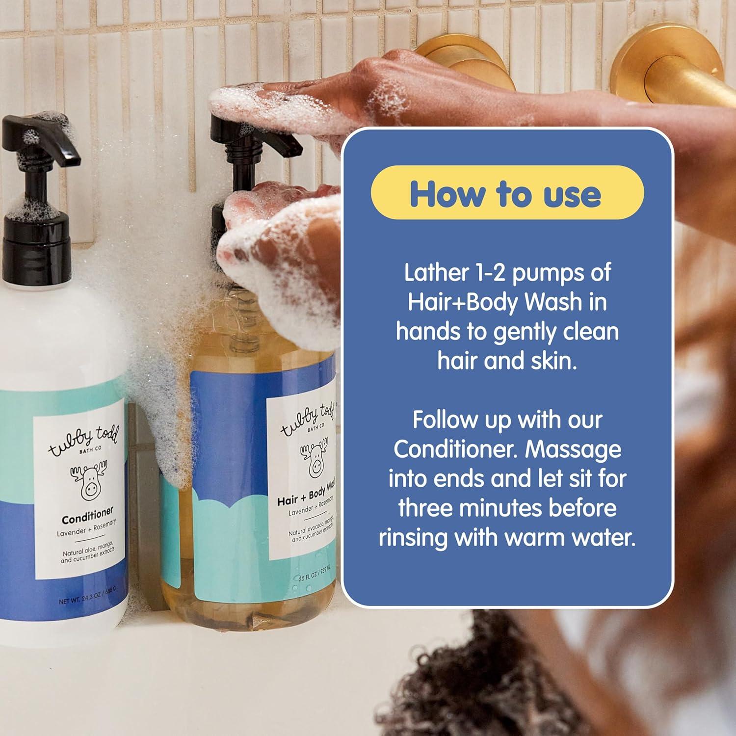 Set Champú y Acondicionador Tubby Todd - Bebés 739ml y 720ml