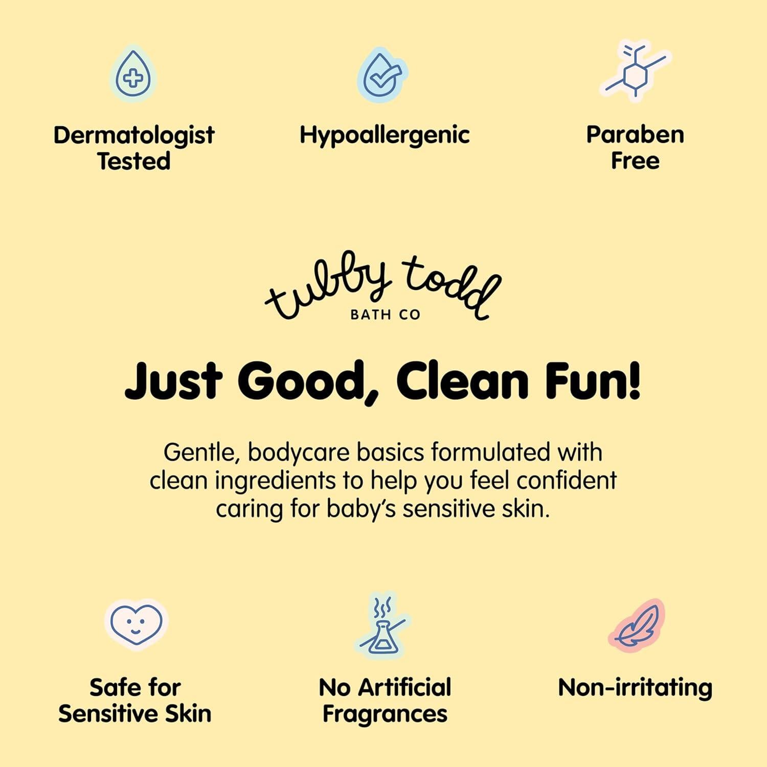 Set Champú y Acondicionador Tubby Todd - Bebés 739ml y 720ml