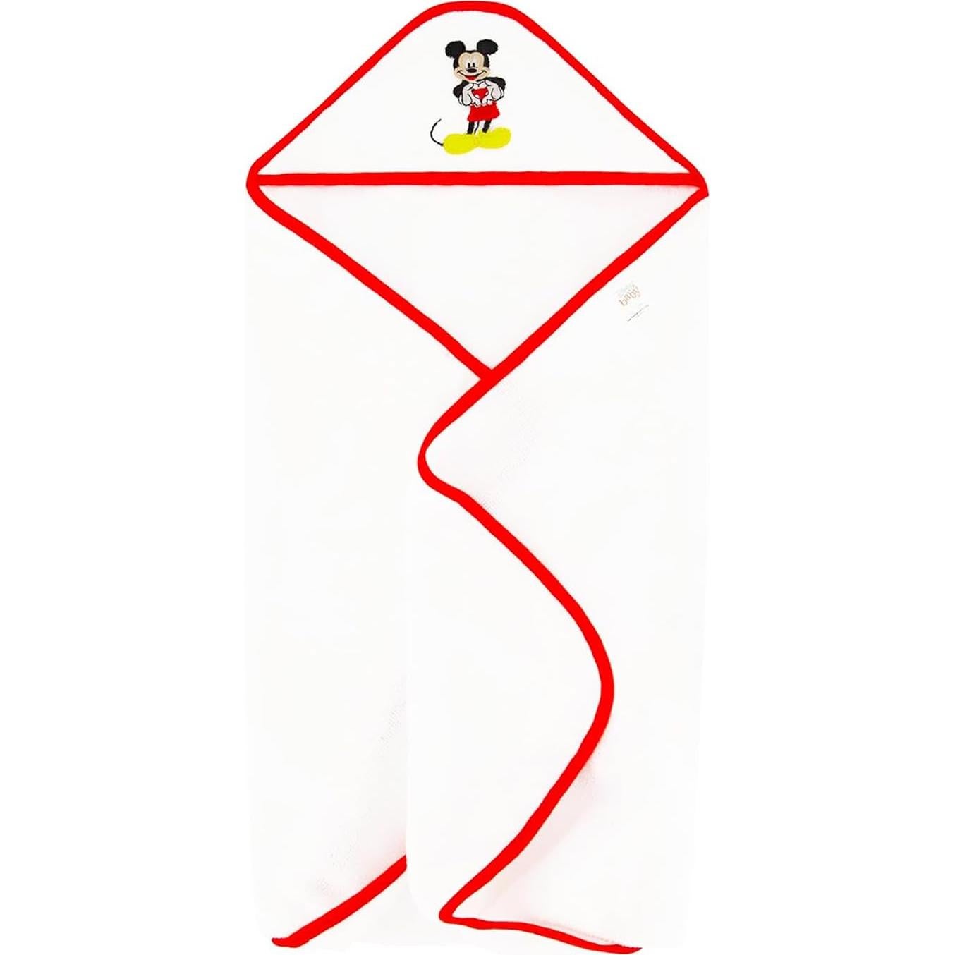 Conjunto de Toallas con Capucha Mickey Mouse - Microfibra 66x76 cm