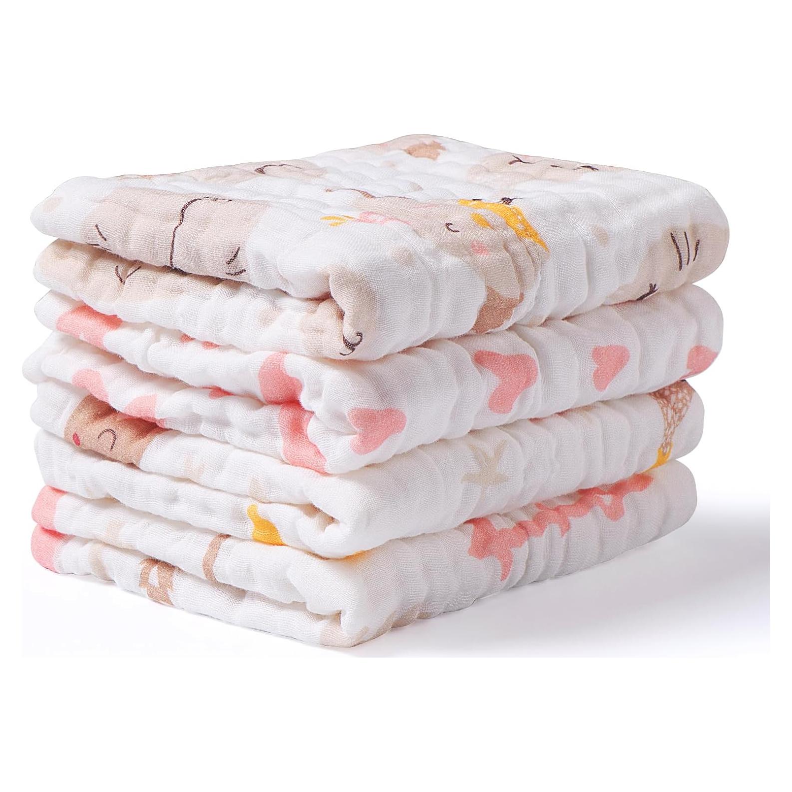 Pañales de Muselina Viviland 100% Algodón 4 Piezas 25.4x50.8cm