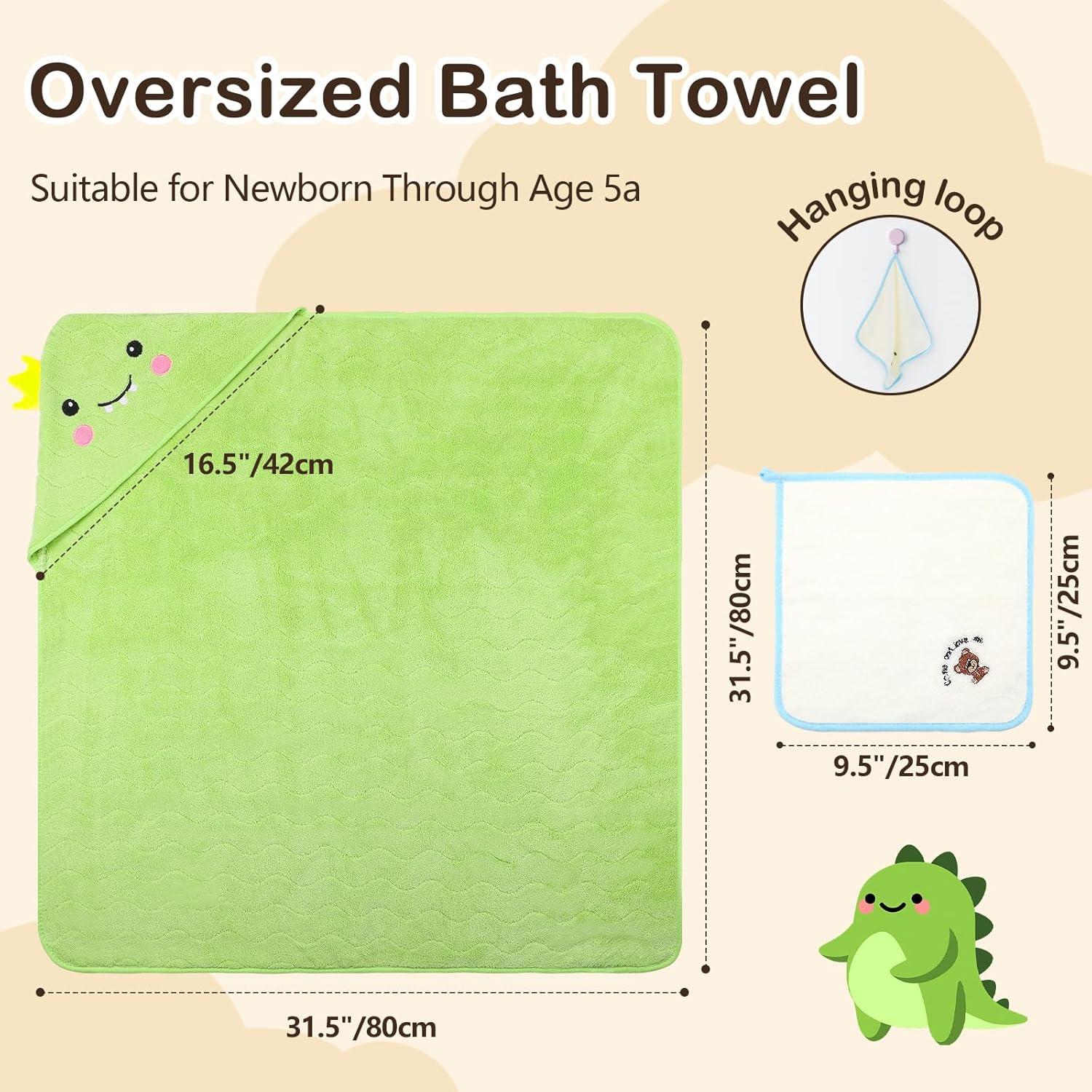 Set de Toallas de Baño para Bebés OFUSUY - 6 Piezas con Capucha