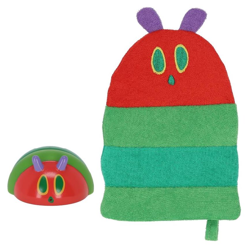 Mitón de Lavado Adulto Eric Carle + Juguete Squirt Vinilo