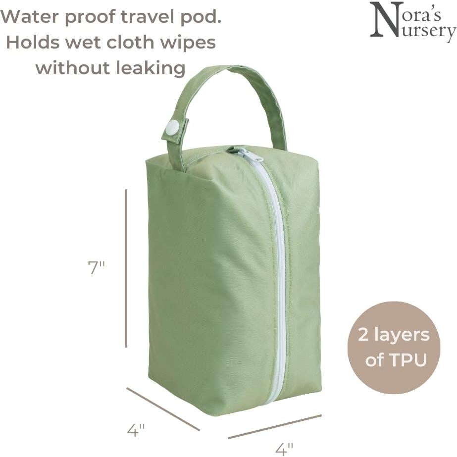 Toallitas Reutilizables para Bebés Nora, 20 Algodón 100% Suaves