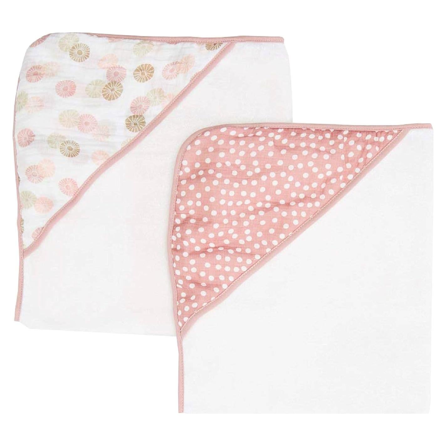 Toallas de baño con capucha Spasilk para bebé - 2 unidades 76.2x76.2cm