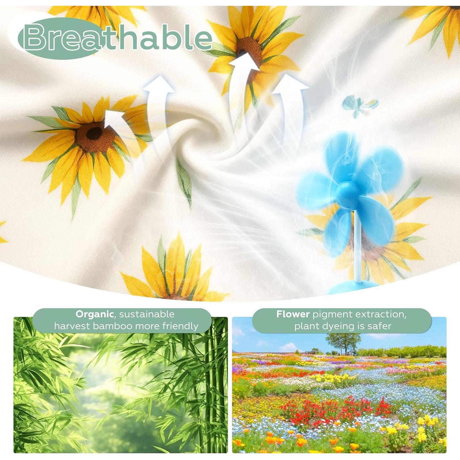 Conjunto de Toallas de Baño con Capucha UKMOT 2 Piezas Bambú 71x71cm