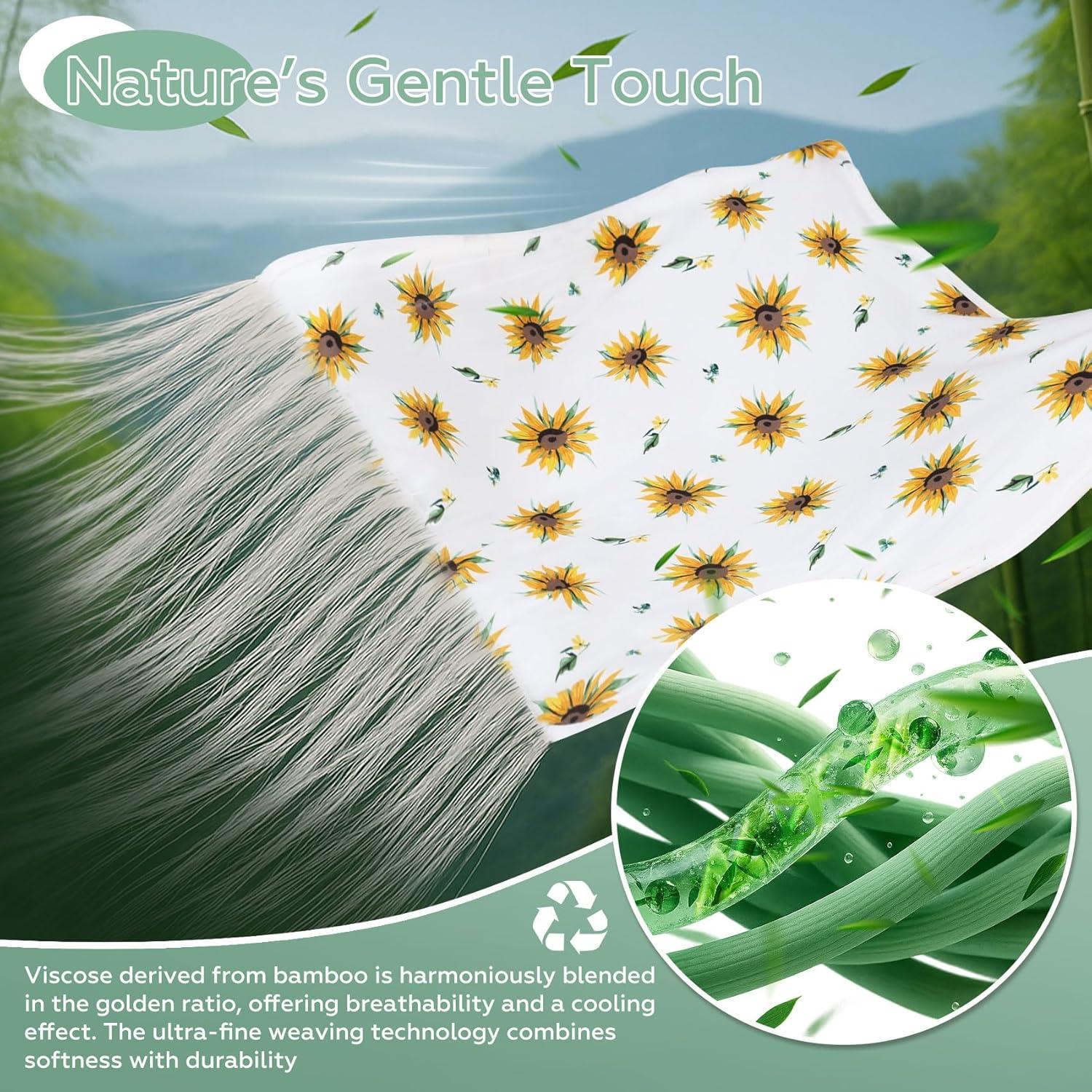 Conjunto de Toallas de Baño con Capucha UKMOT 2 Piezas Bambú 71x71cm