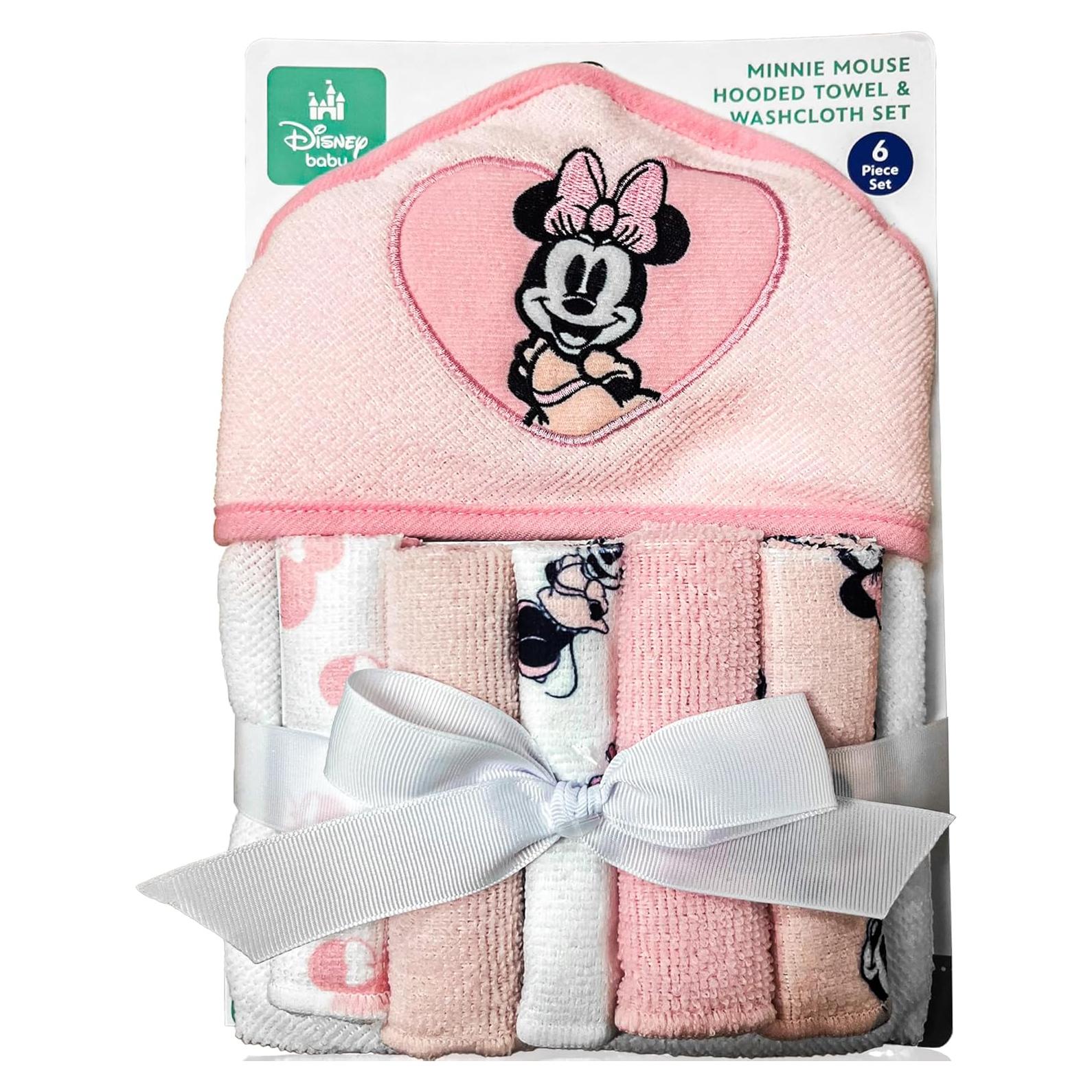 Juego de Toallas de Baño Cudlie Minnie Mouse con Capucha