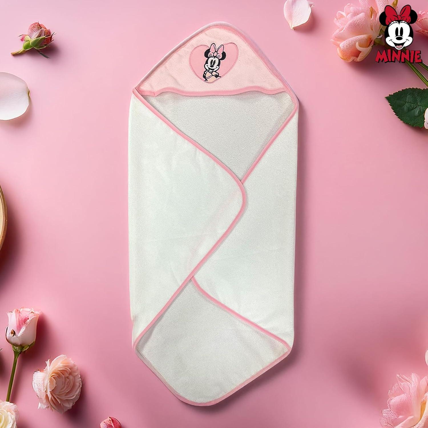 Juego de Toallas de Baño Cudlie Minnie Mouse con Capucha