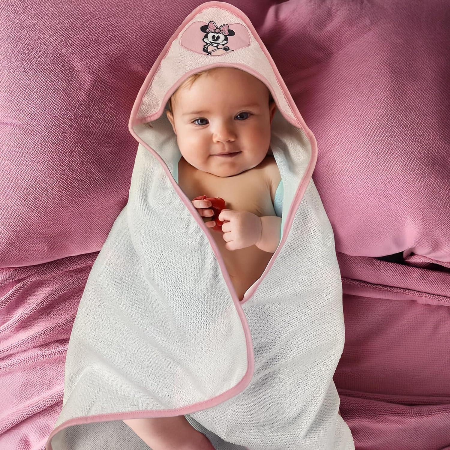 Juego de Toallas de Baño Cudlie Minnie Mouse con Capucha