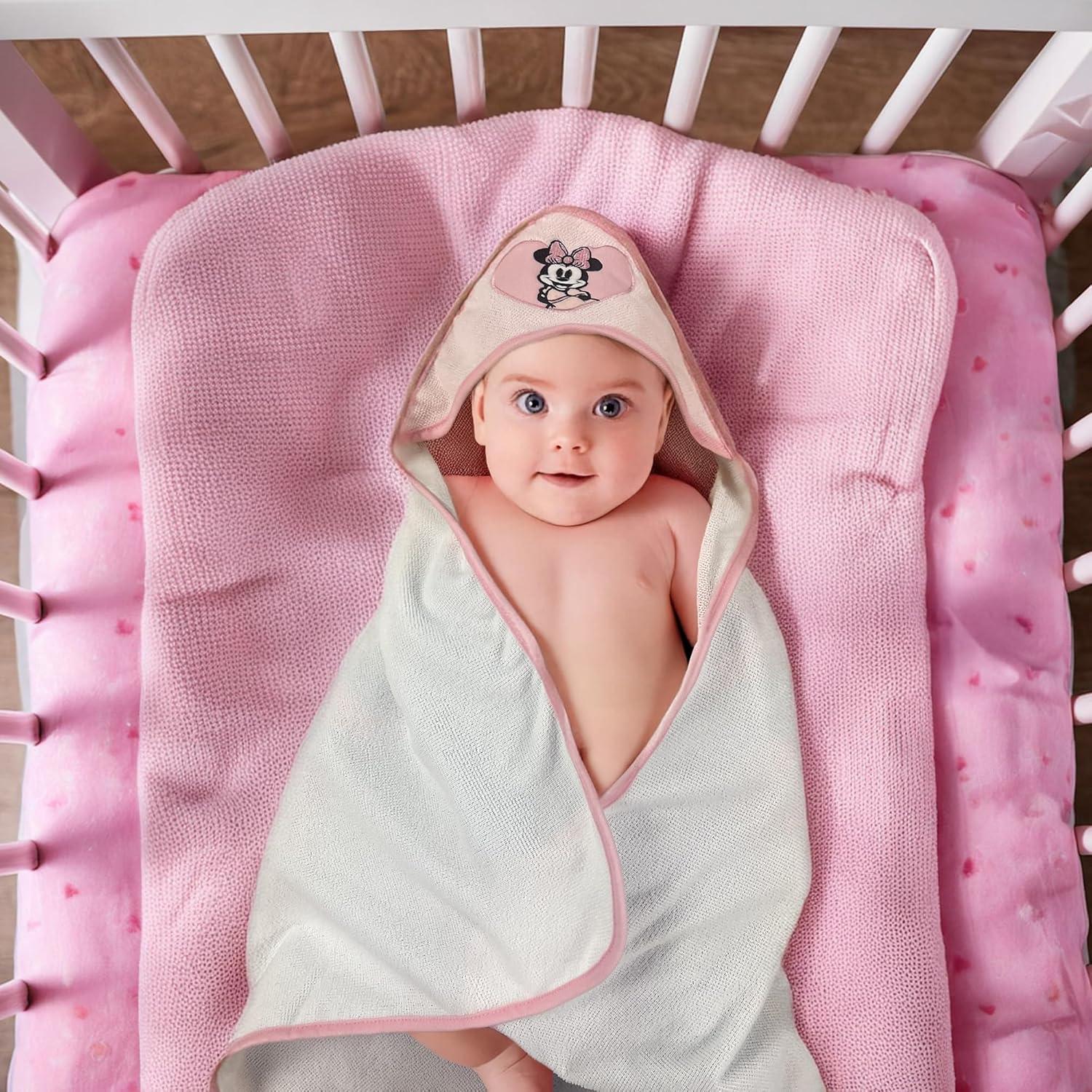 Juego de Toallas de Baño Cudlie Minnie Mouse con Capucha