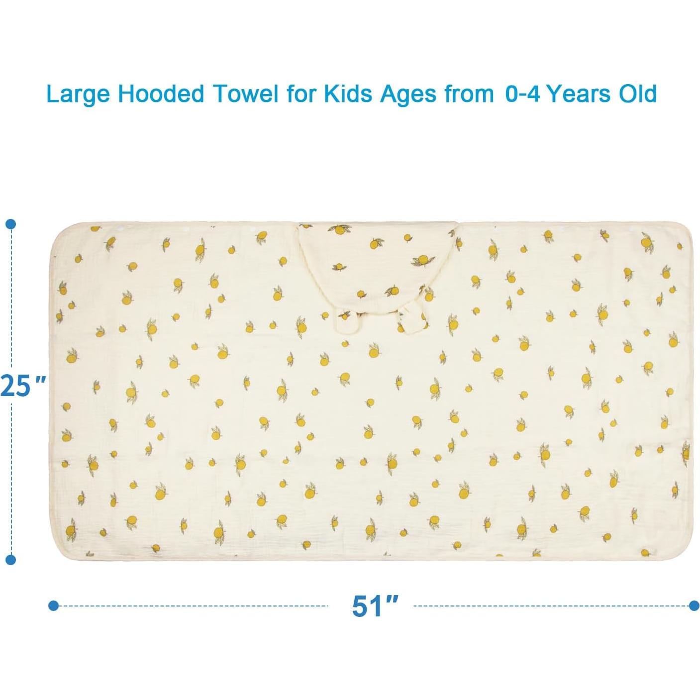 Toalla con Capucha REMASS de Algodón Orgánico 129.5x63.5cm