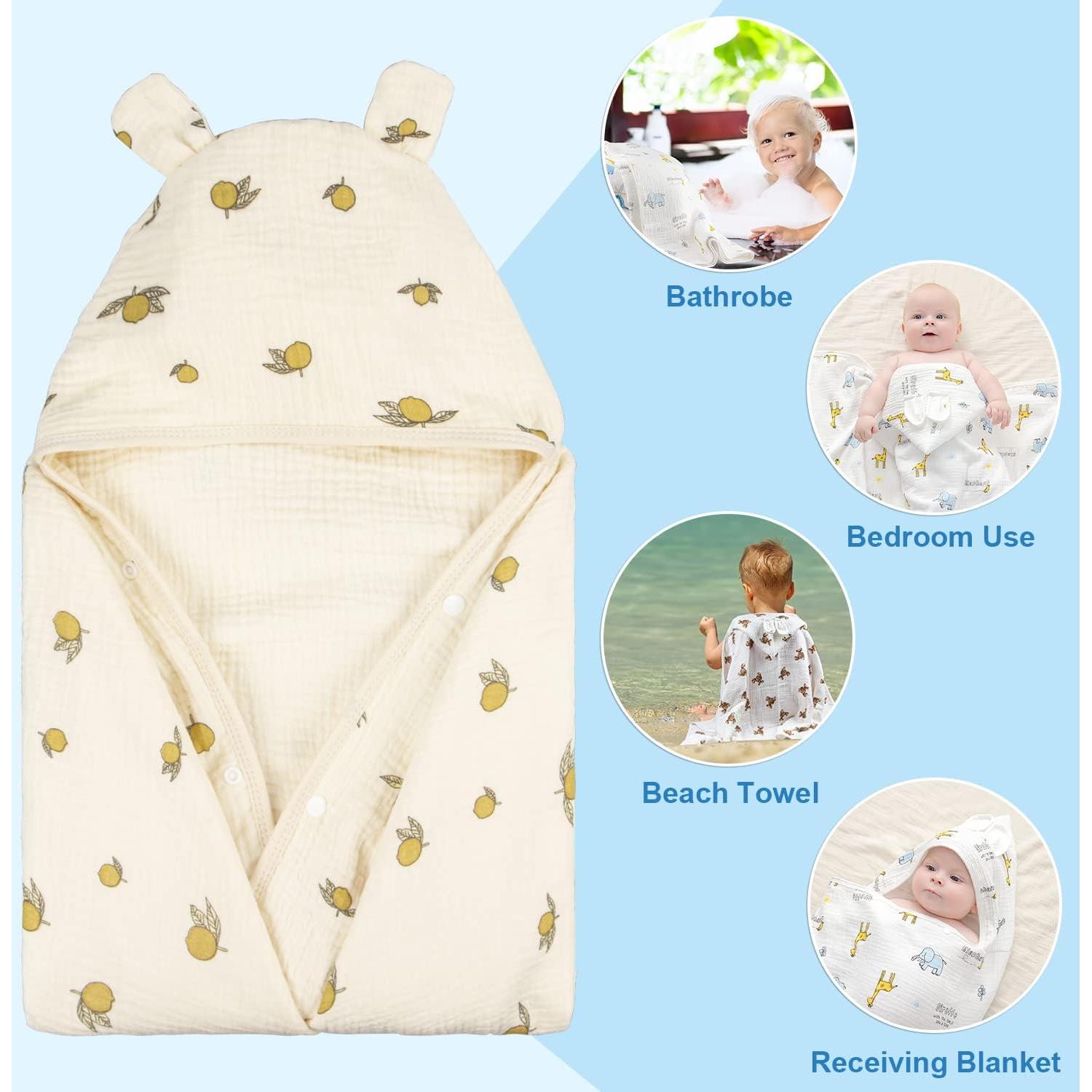 Toalla con Capucha REMASS de Algodón Orgánico 129.5x63.5cm