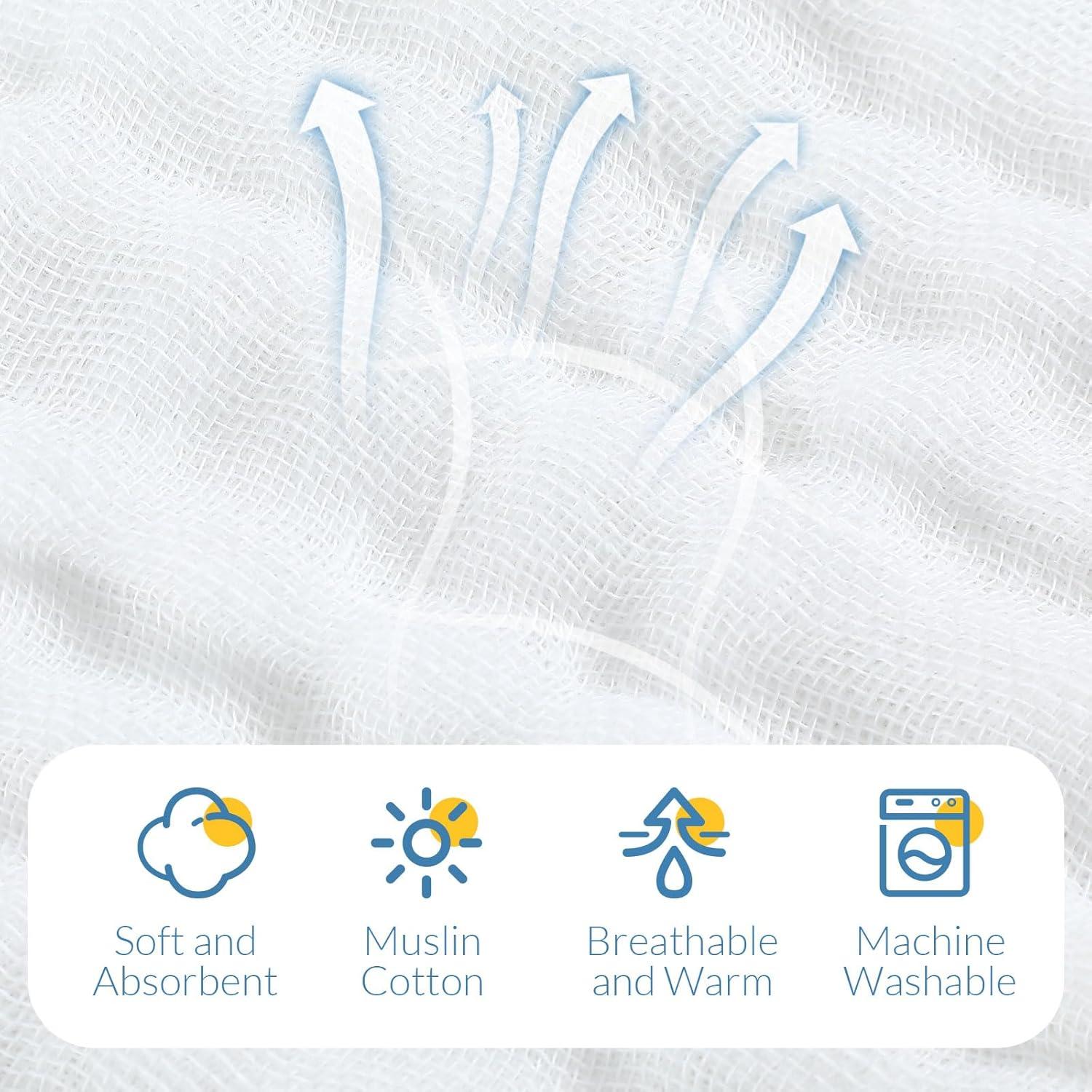 Juego de 8 Toallas de Baño con Capucha VitalCozy 81x81 cm