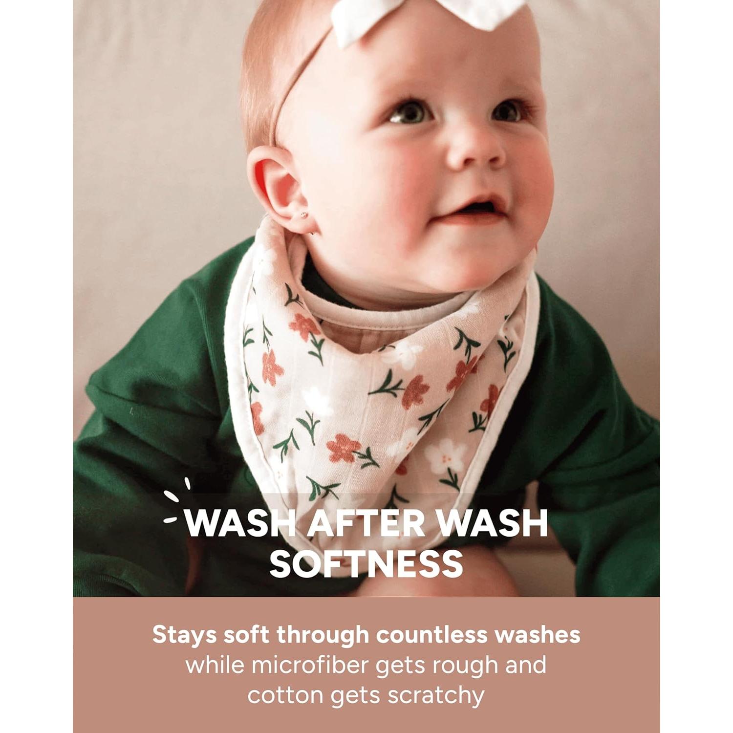 Toallitas de Baño Orgánicas Nightingale 30x30cm Paquete de 6