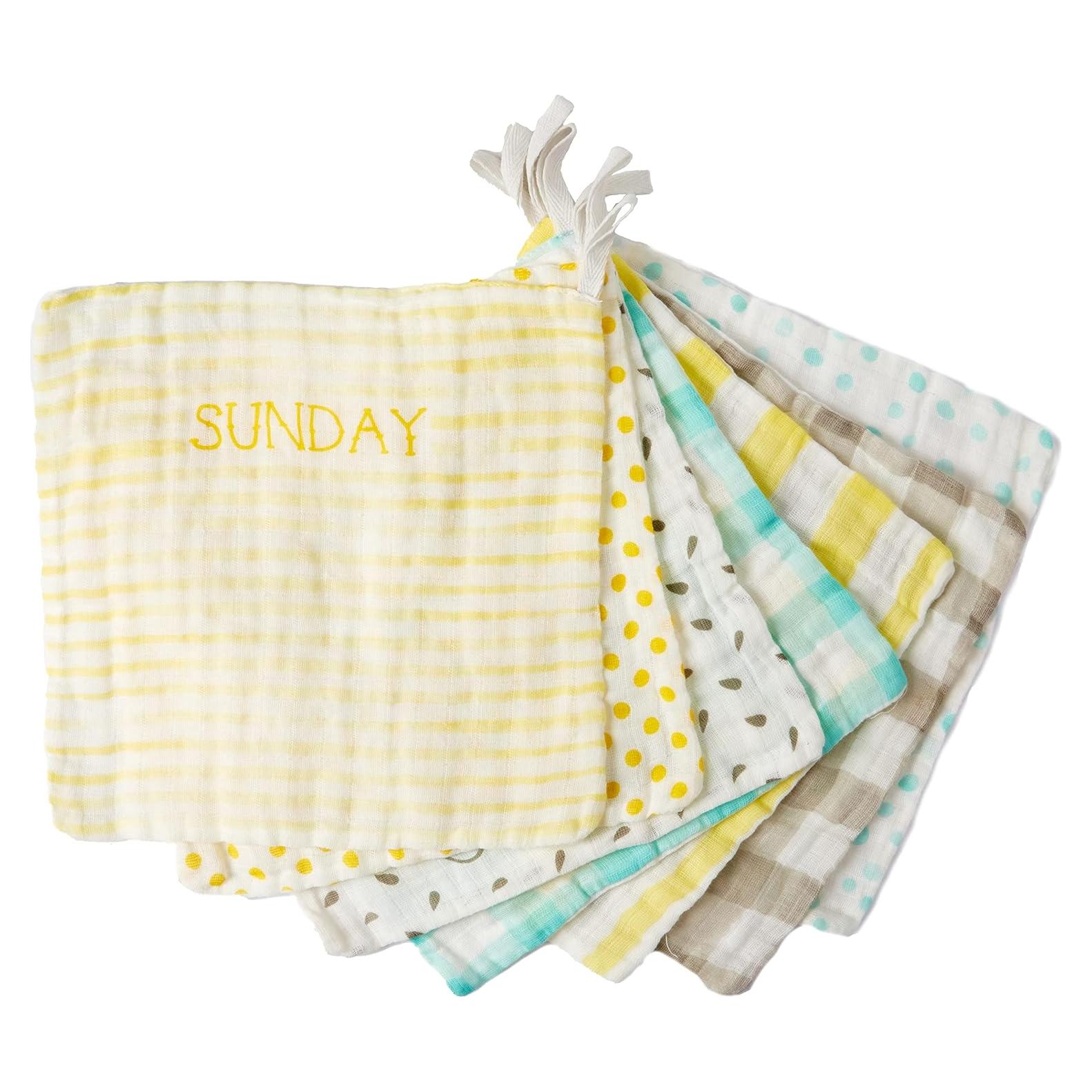 Paños de Algodón 100% C.R. Gibson Woodland Multicolor - 7 Piezas