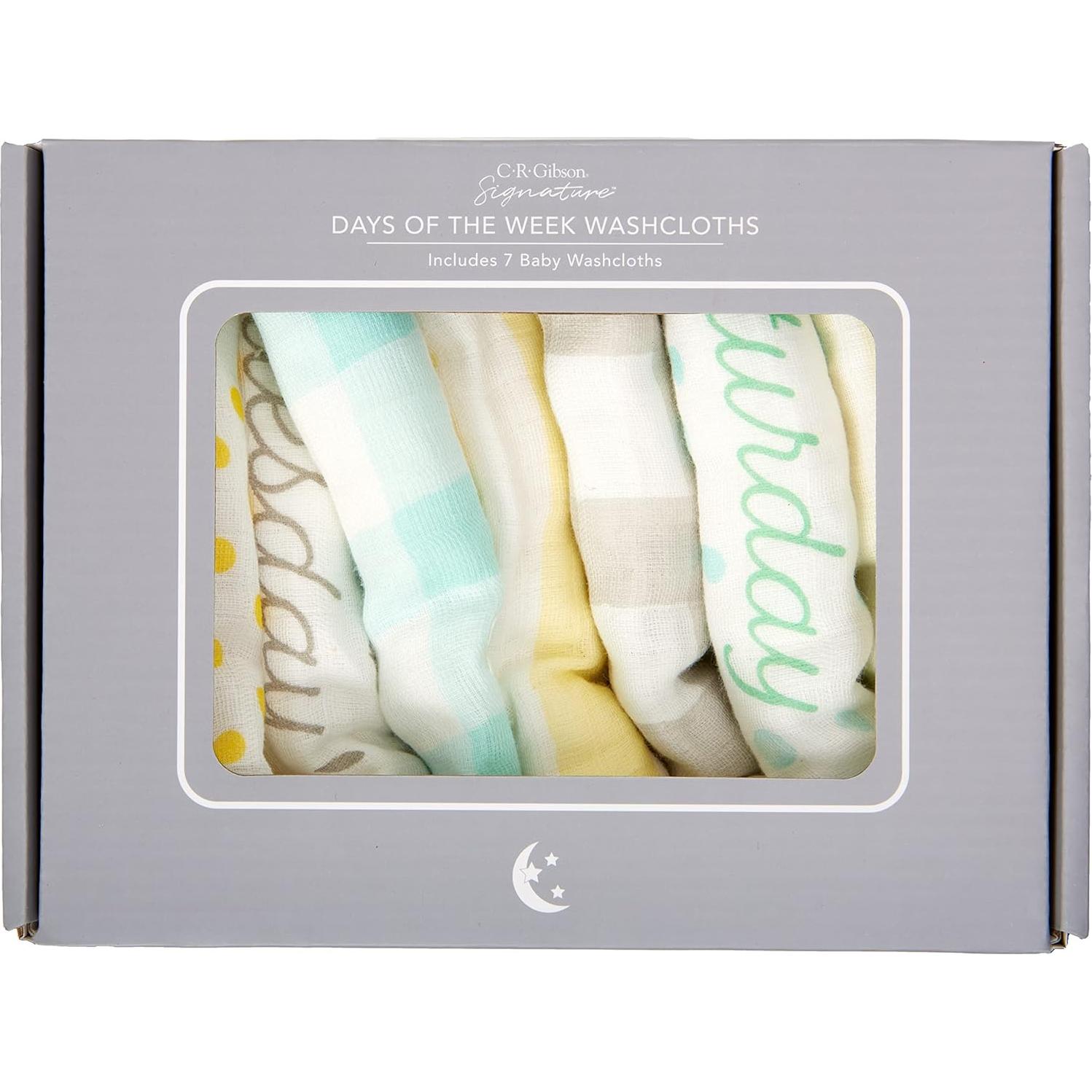 Paños de Algodón 100% C.R. Gibson Woodland Multicolor - 7 Piezas