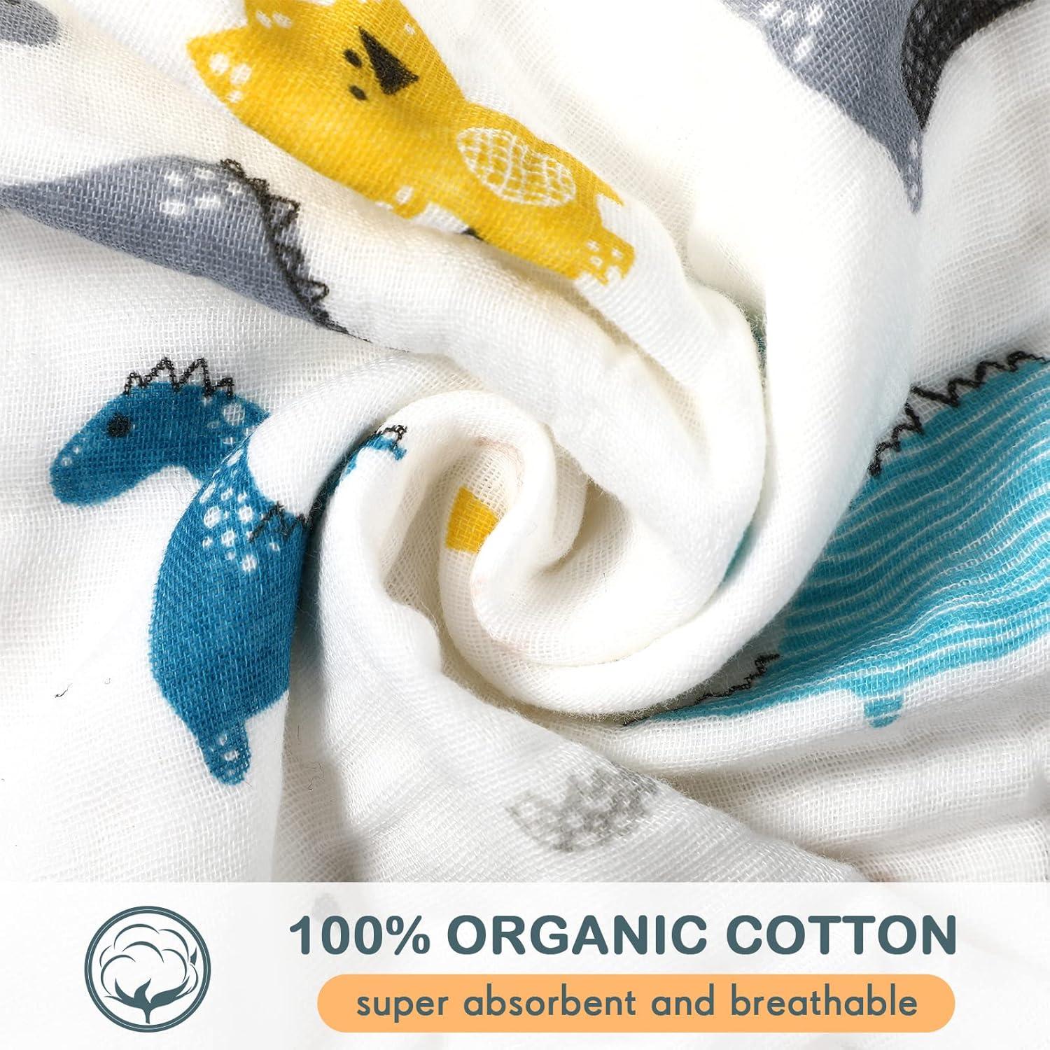 30 Pañales de Muselina Kenning 25x25 cm Suaves y Absorbentes