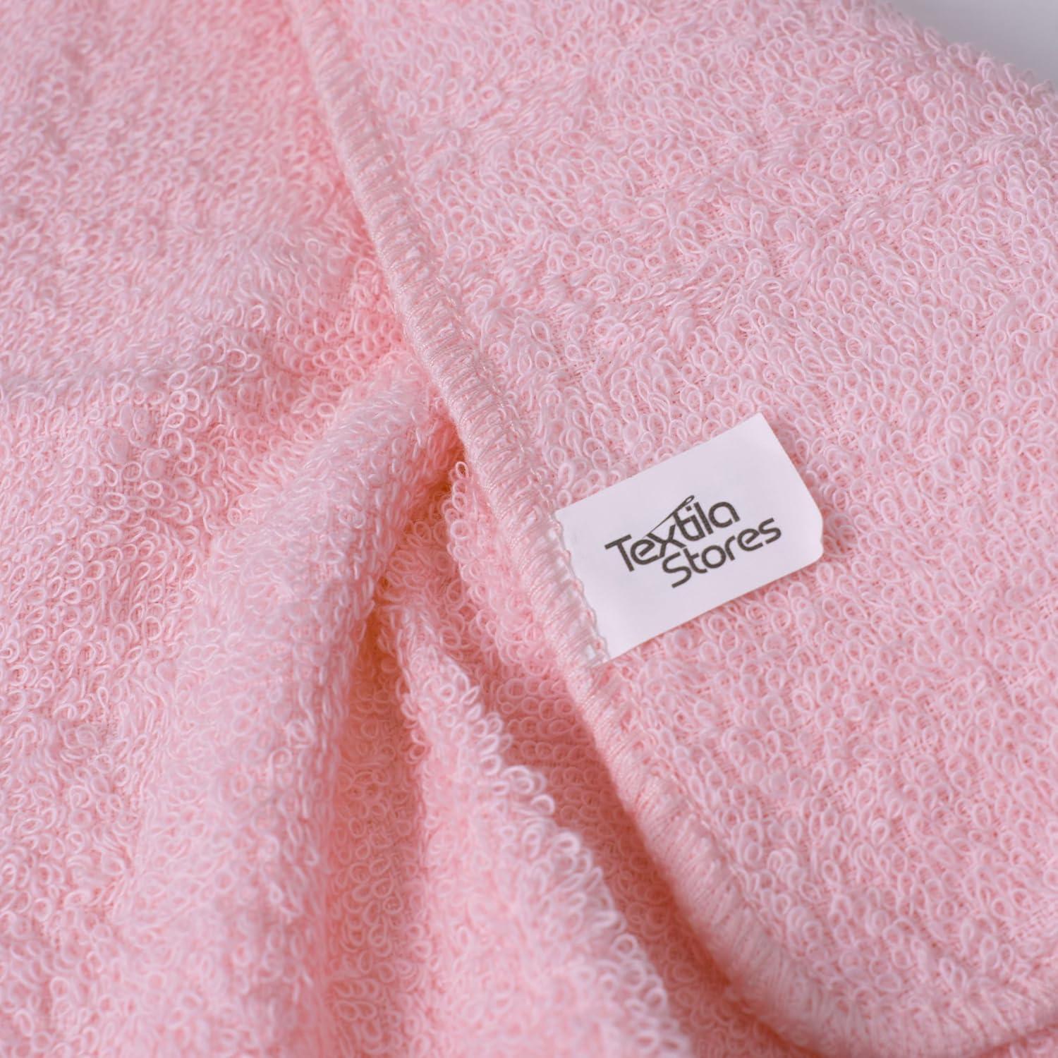 Paquete de 10 Paños de Lavado Textila Rosa Bebé 30x30 cm