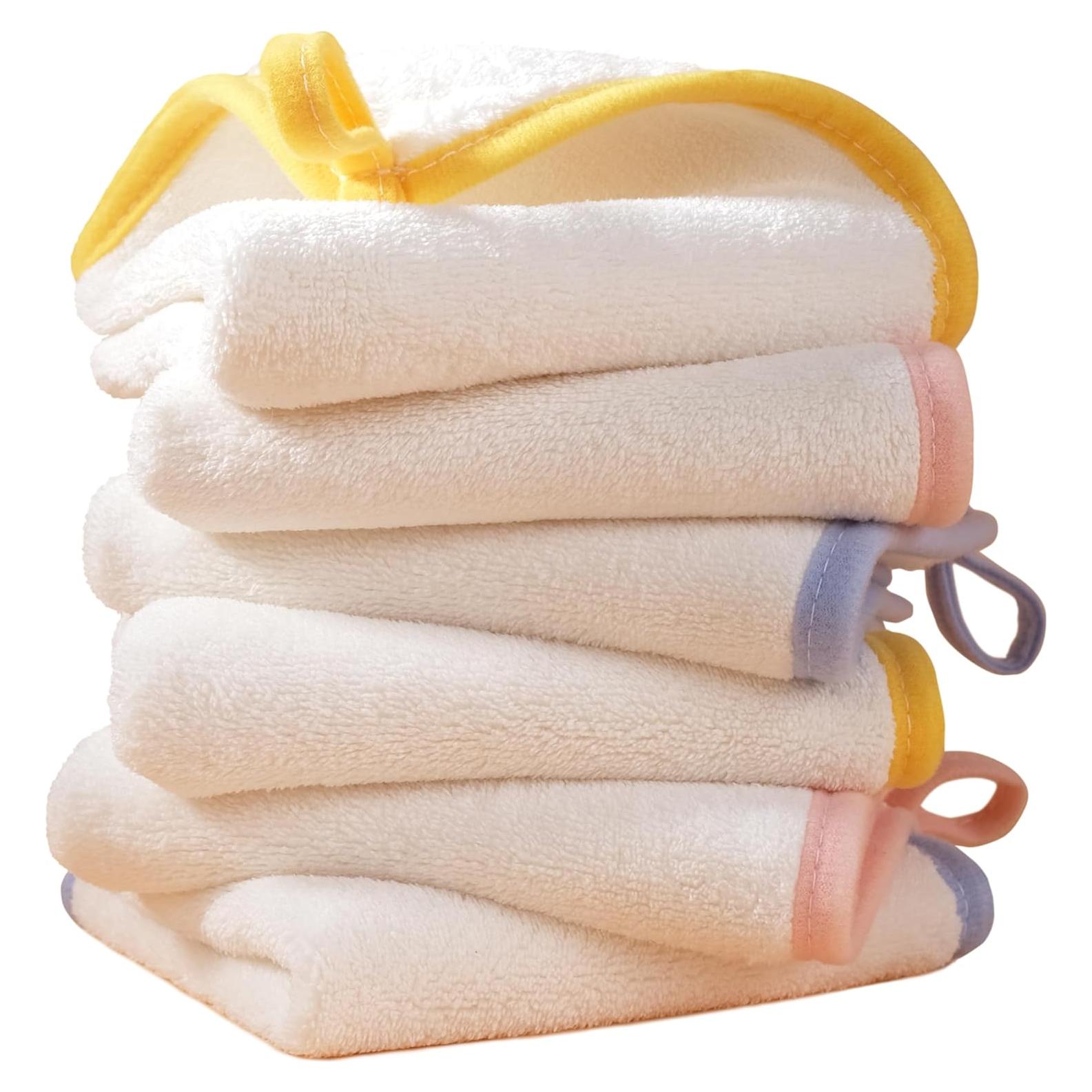 Toallitas de Microfibra Hipoalergénicas POLYTE 25.4x25.4cm Paquete de 6