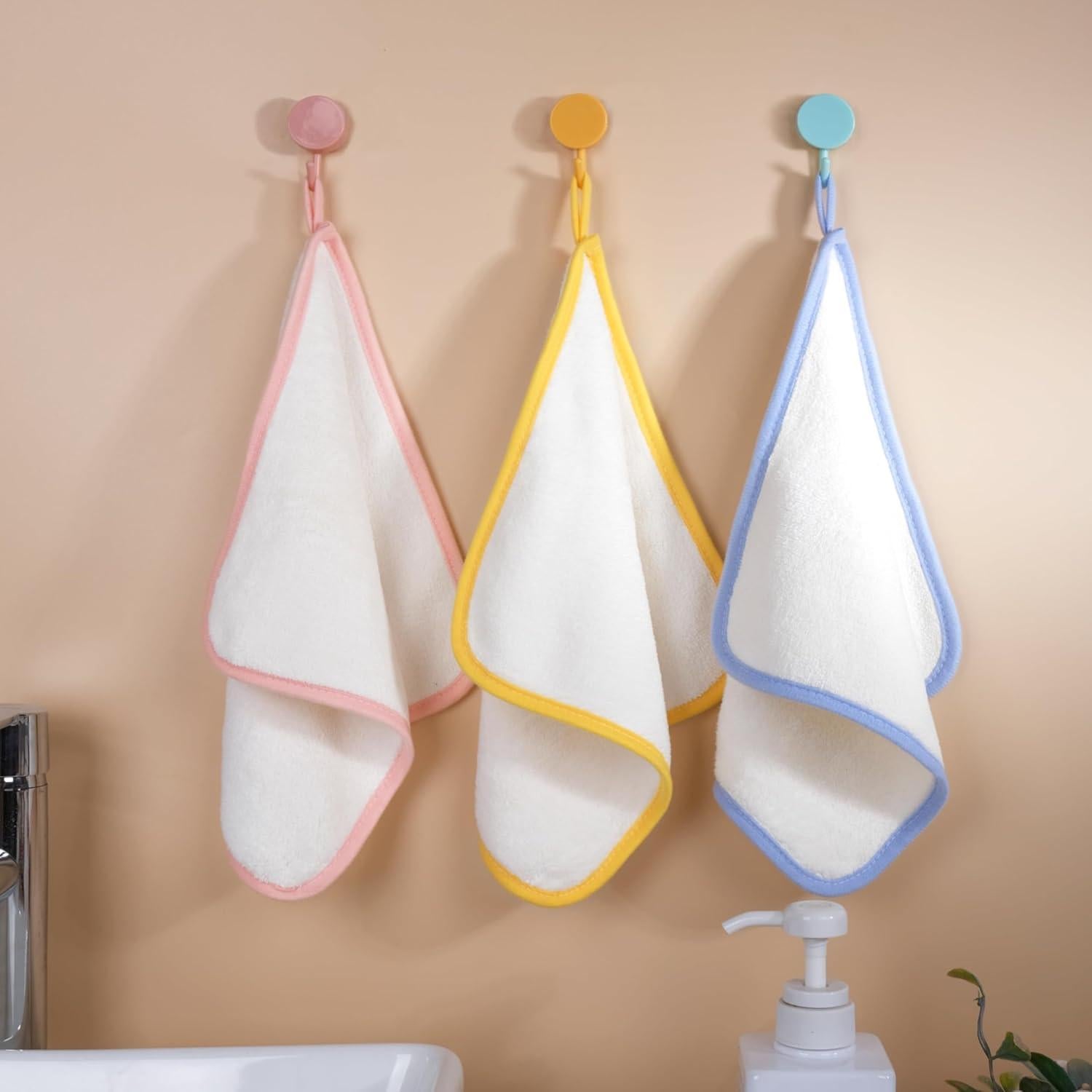 Toallitas de Microfibra Hipoalergénicas POLYTE 25.4x25.4cm Paquete de 6